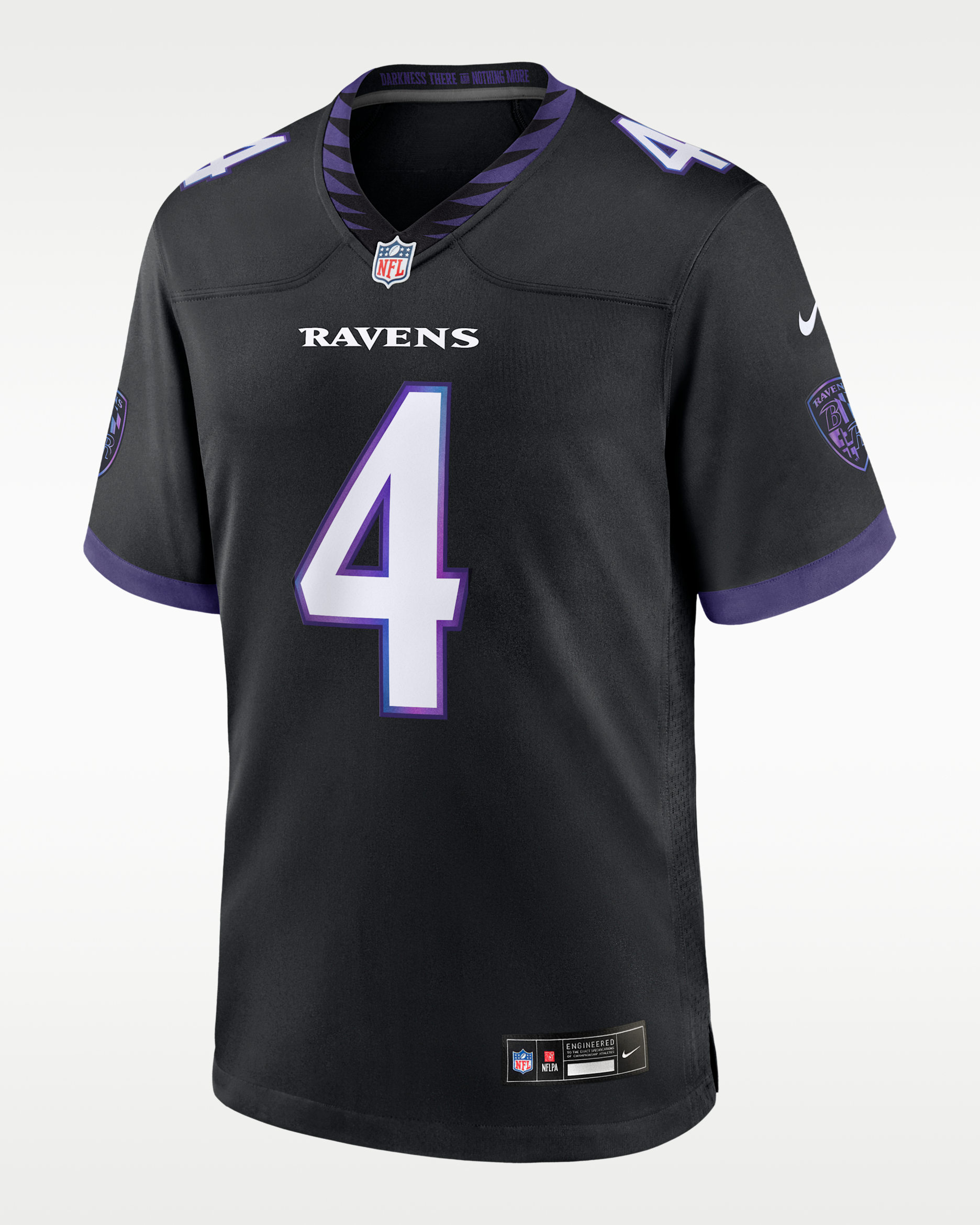 Zay Flowers Baltimore Ravens Men's Nike NFL Game Jersey - Black