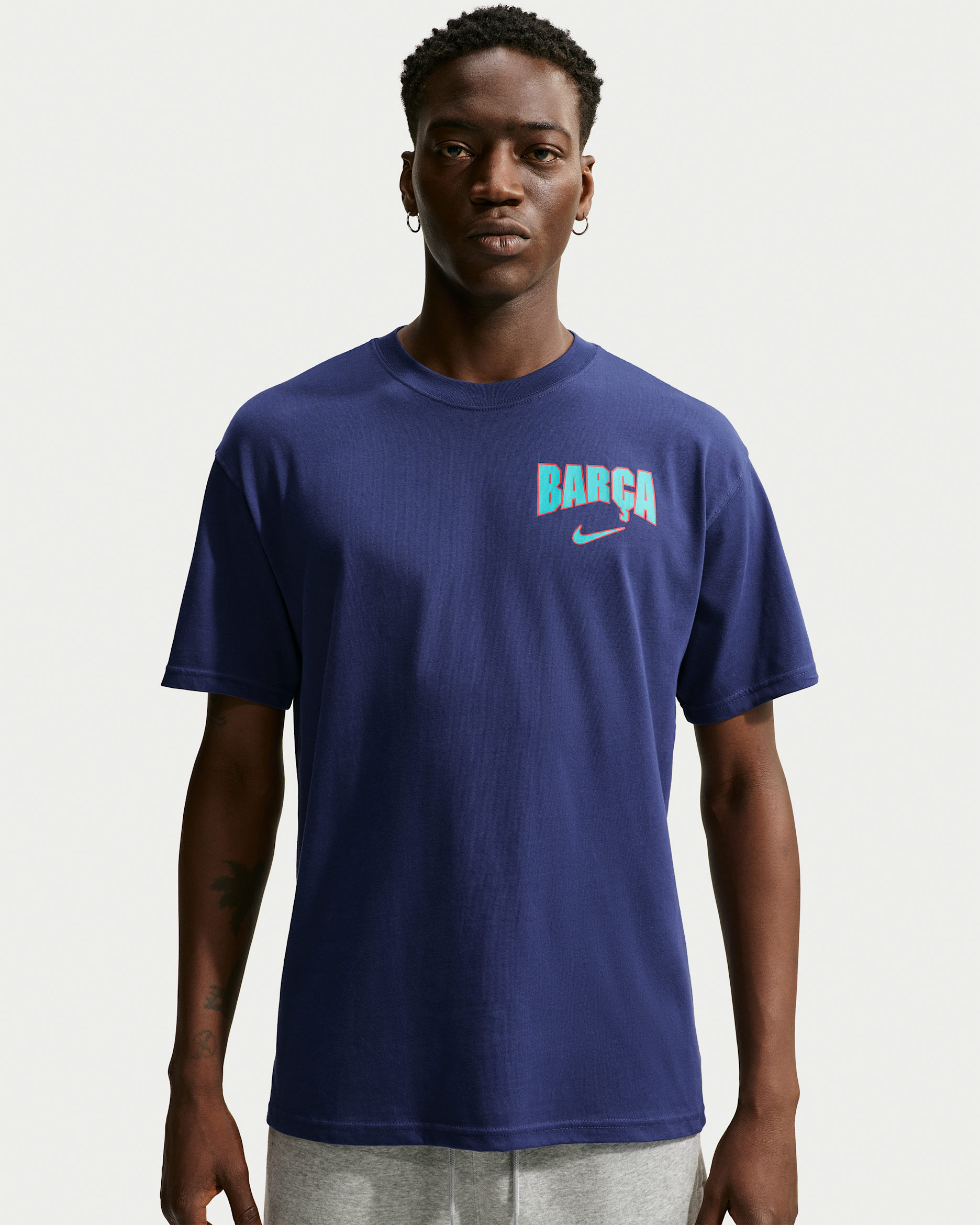 FC Barcelona Men's Nike Soccer T-Shirt - Loyal Blue