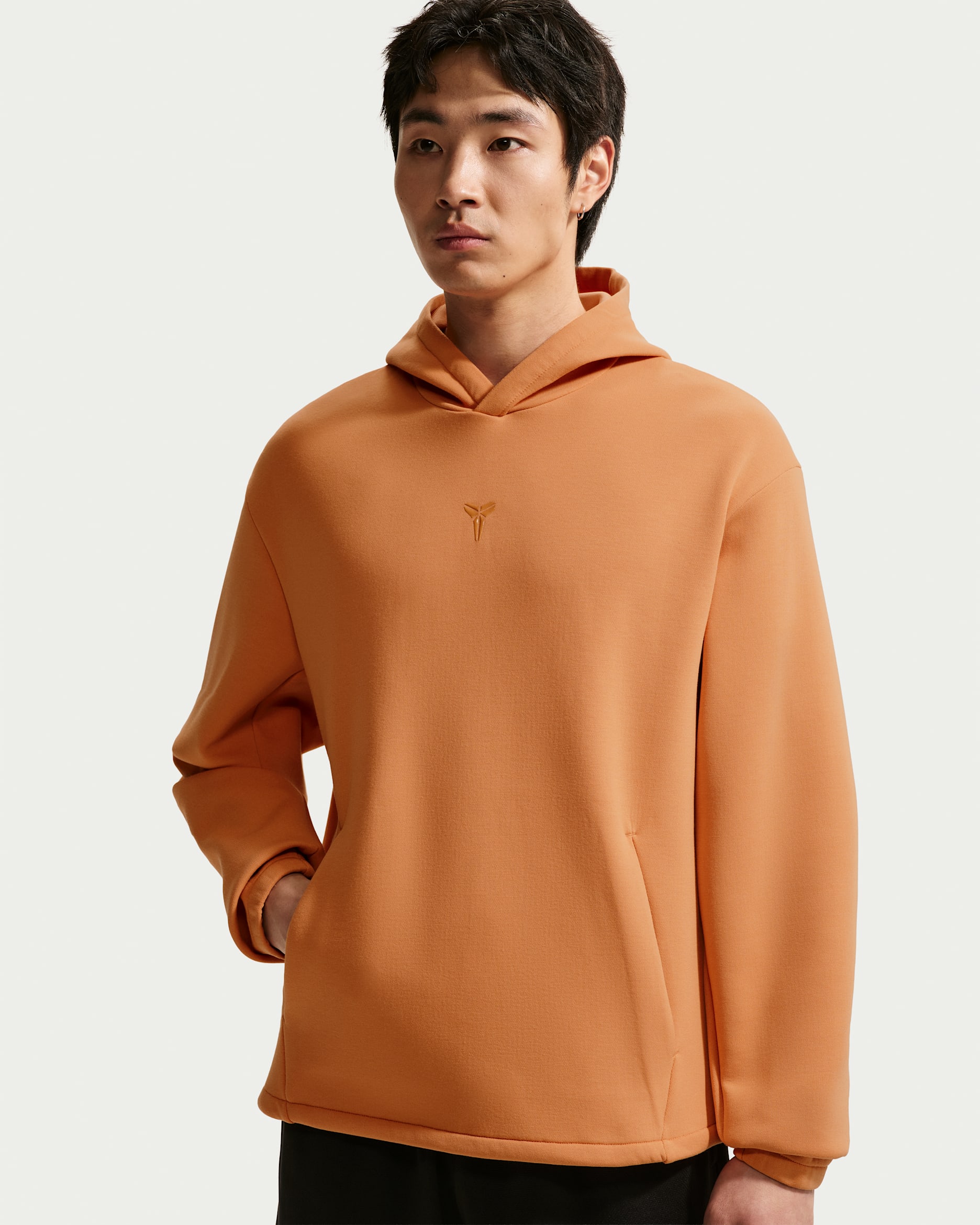 Kobe Men's Nike Dri-FIT Pullover Basketball Hoodie - Hot Curry/Hot Curry