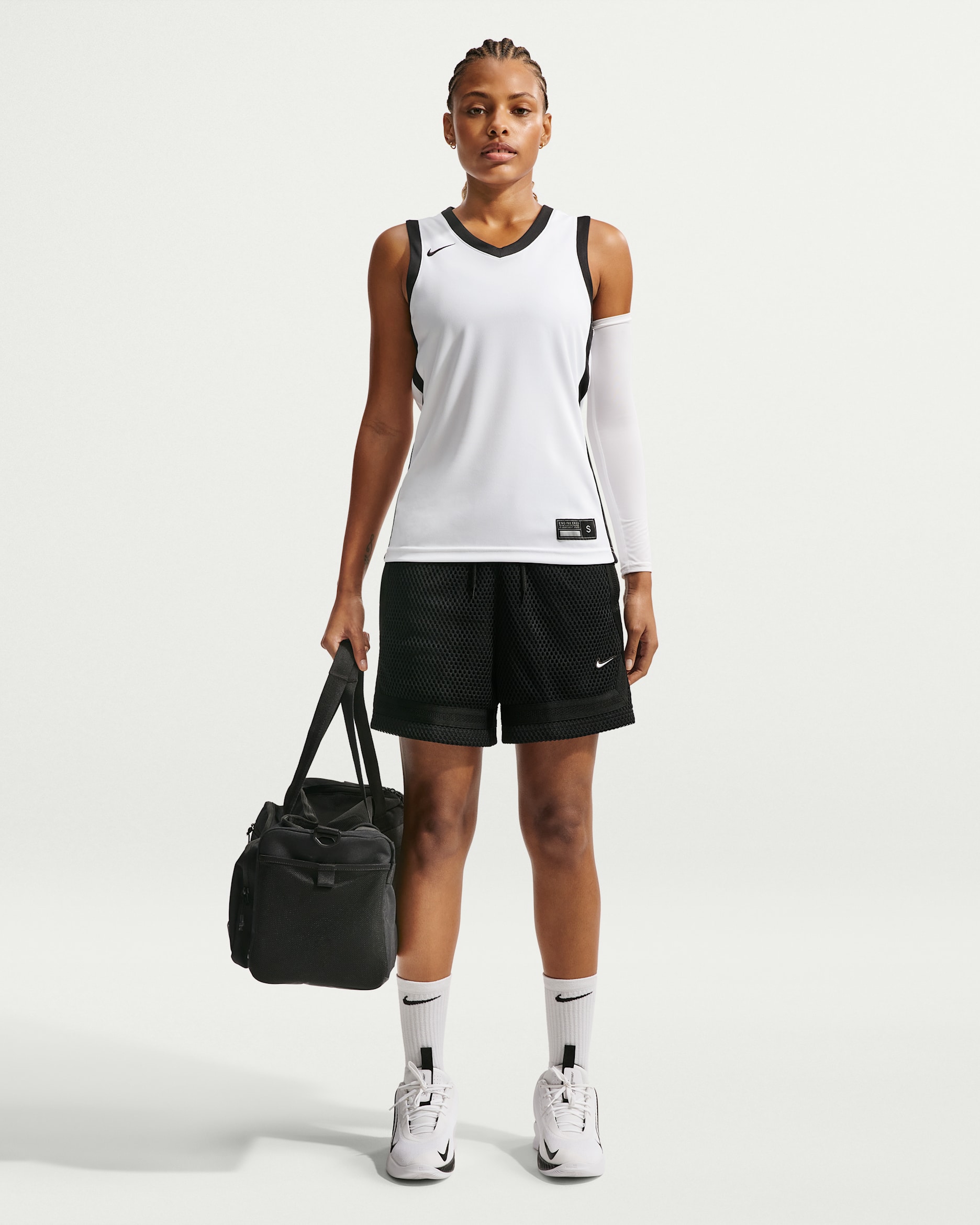 Nike Crossover \Women's Dri-FIT 5" Basketball Shorts - Black/White