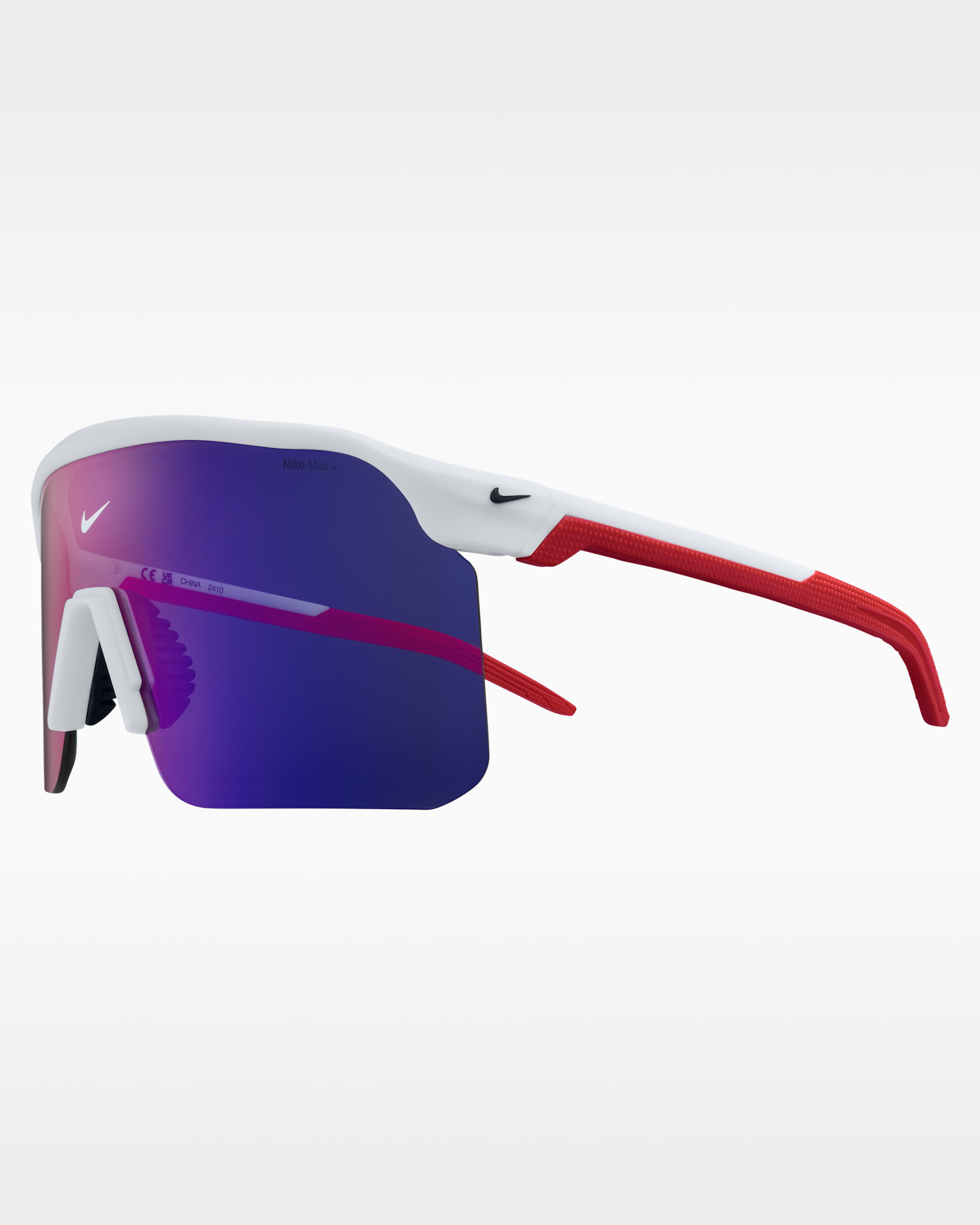 Lentes de sol Field Tint Nike Expedition Shield - Blanco/Rojo universitario