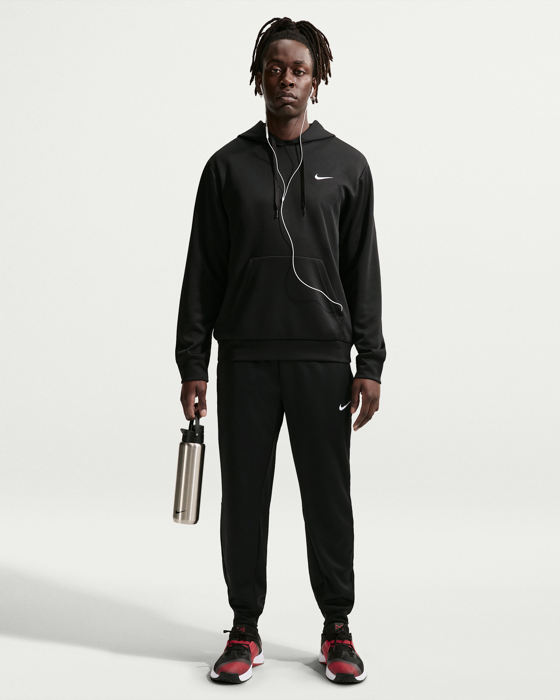 Nike Hyverse Men's Dri-FIT UV Training Joggers - Black/Black/White