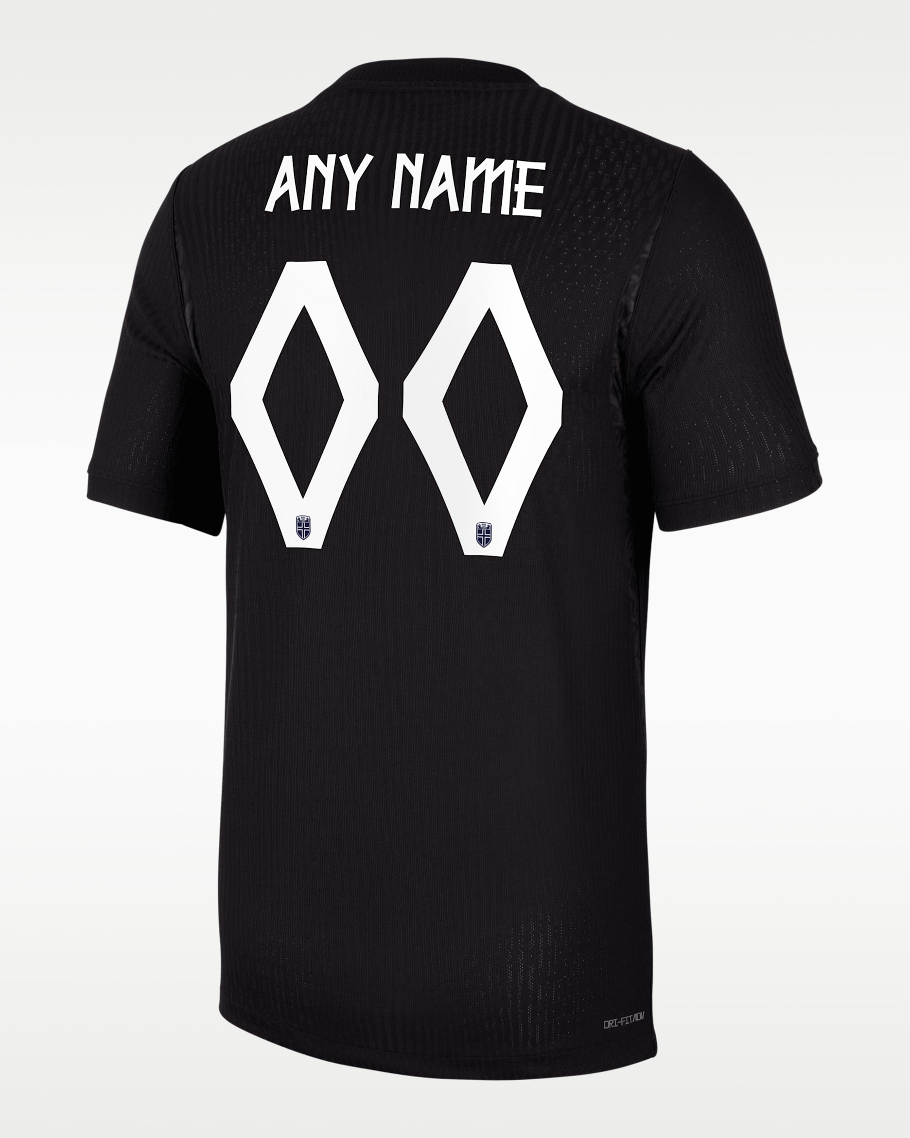 Norway 2026/27 Match Away Men's Nike Aero-FIT Soccer Authentic Custom Jersey By You - Black