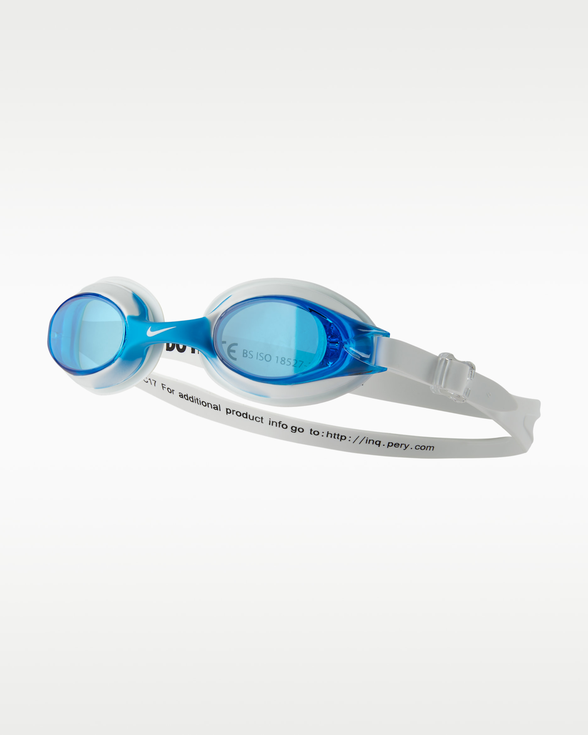 Goggles para niños talla pequeña Nike Swim Lil' Swoosh - Azul brillante/Blanco/Azul láser/Blanco