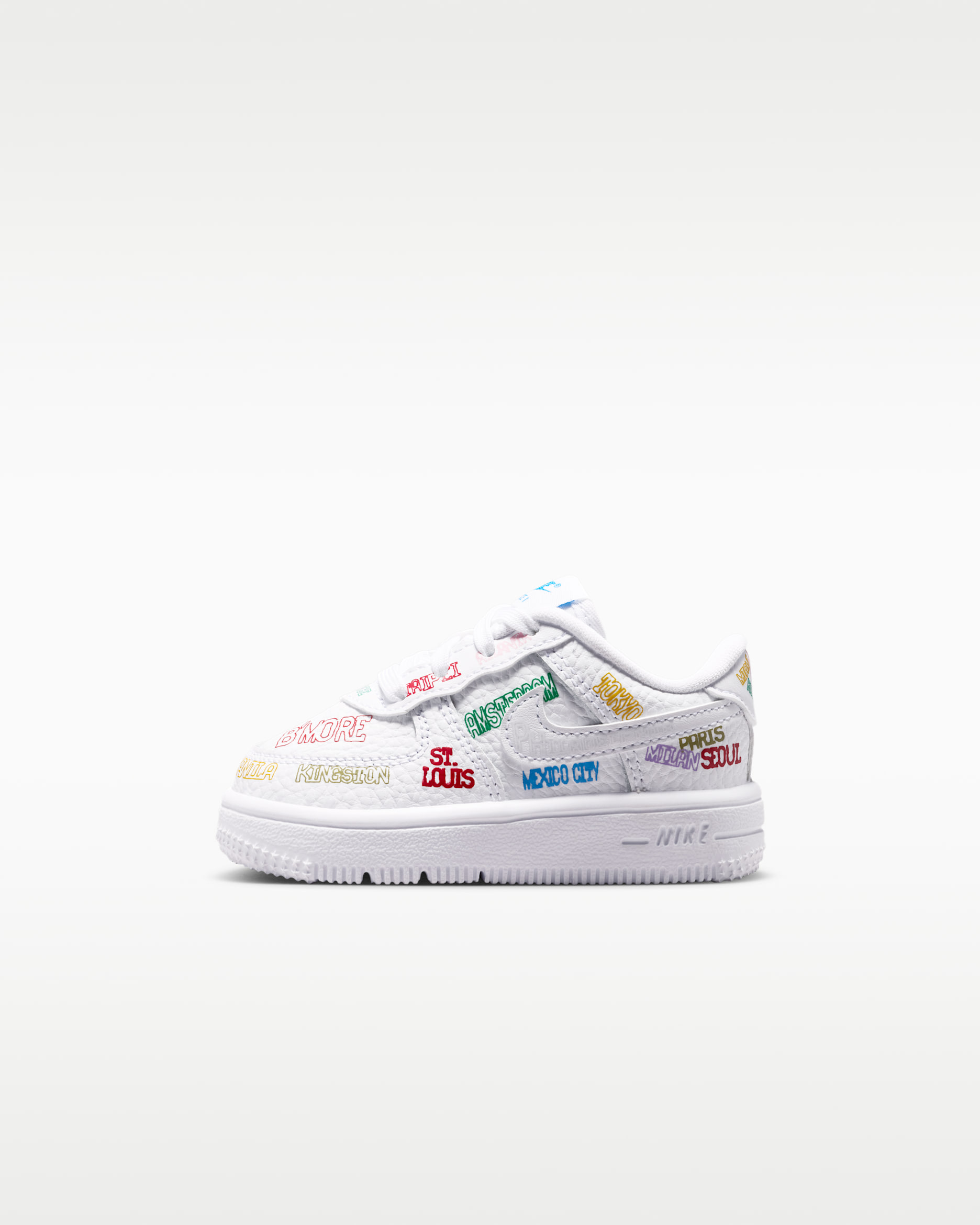 Nike Force 1 Low LV8 3 Baby/Toddler Shoes - White/White