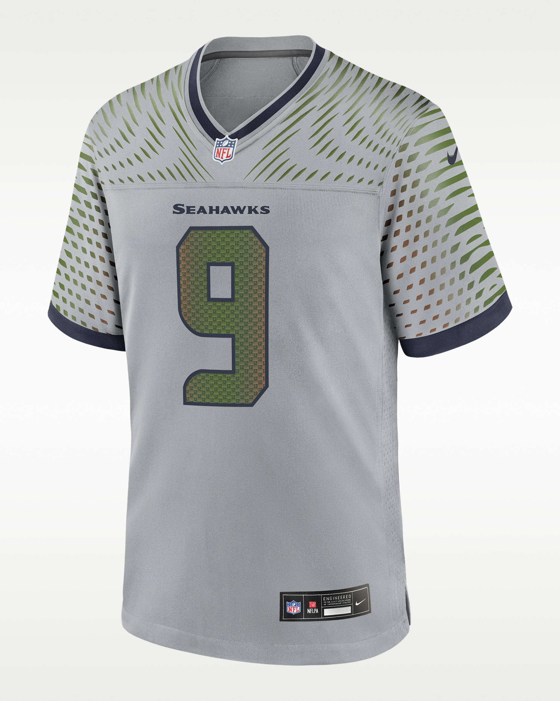 Kenneth Walker III Seattle Seahawks Rivalries Collection Men’s Nike NFL Game Jersey - Grey