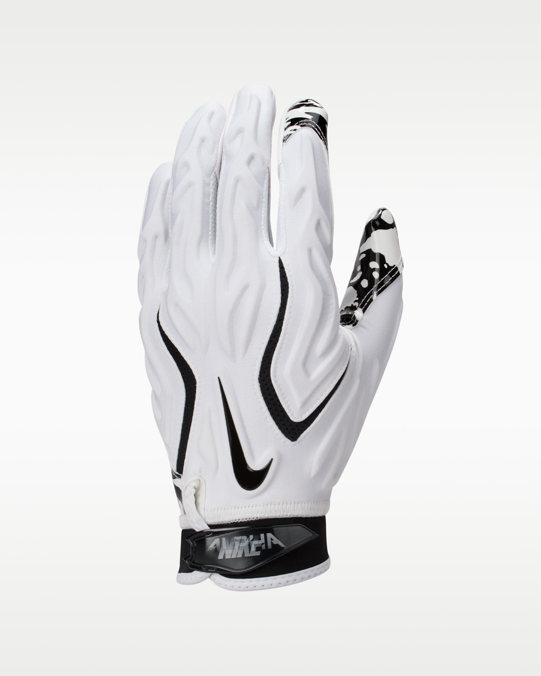 Guantes de fútbol americano Nike Superbad (1 par) - Blanco/Negro/Negro
