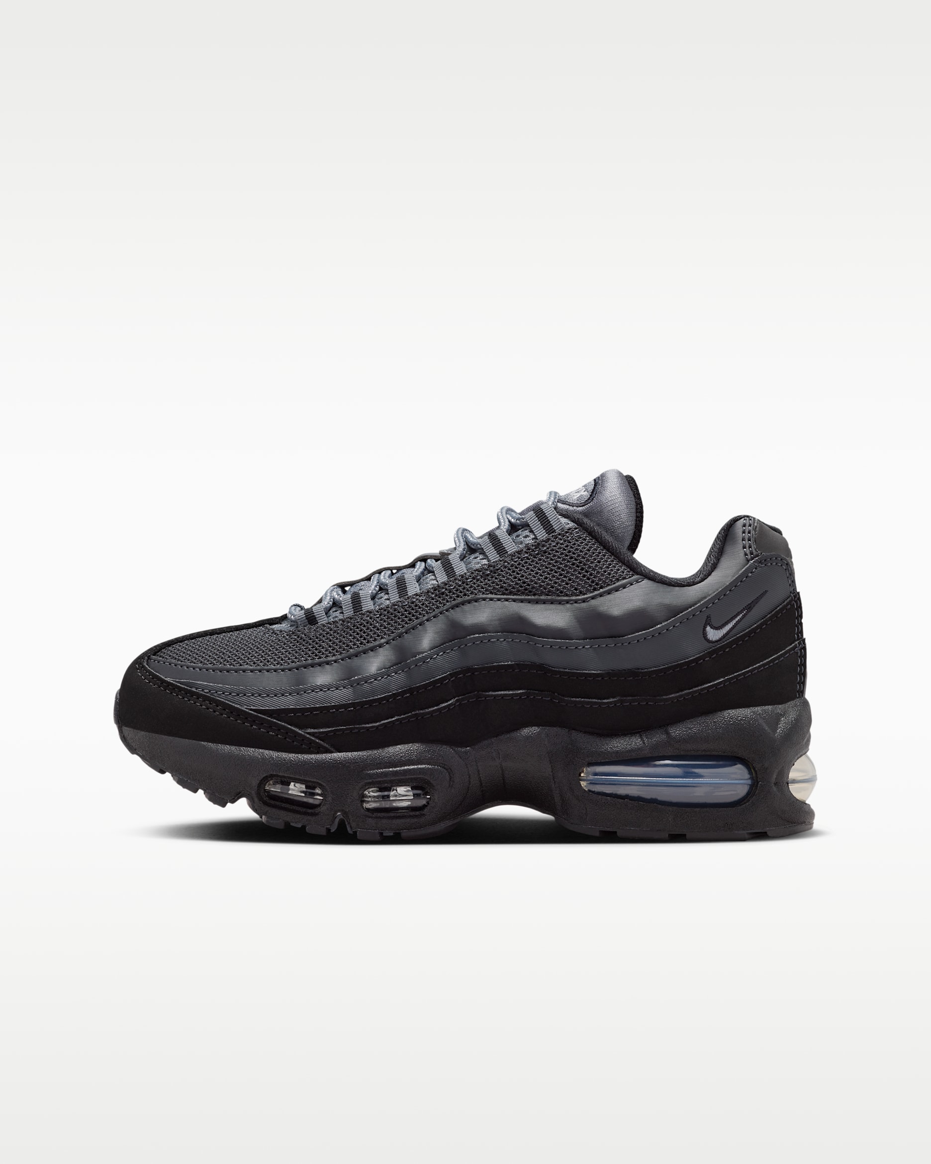 Nike Air Max 95 Older Kids' Shoes - Black/Anthracite/Light Smoke Grey/Cool Grey