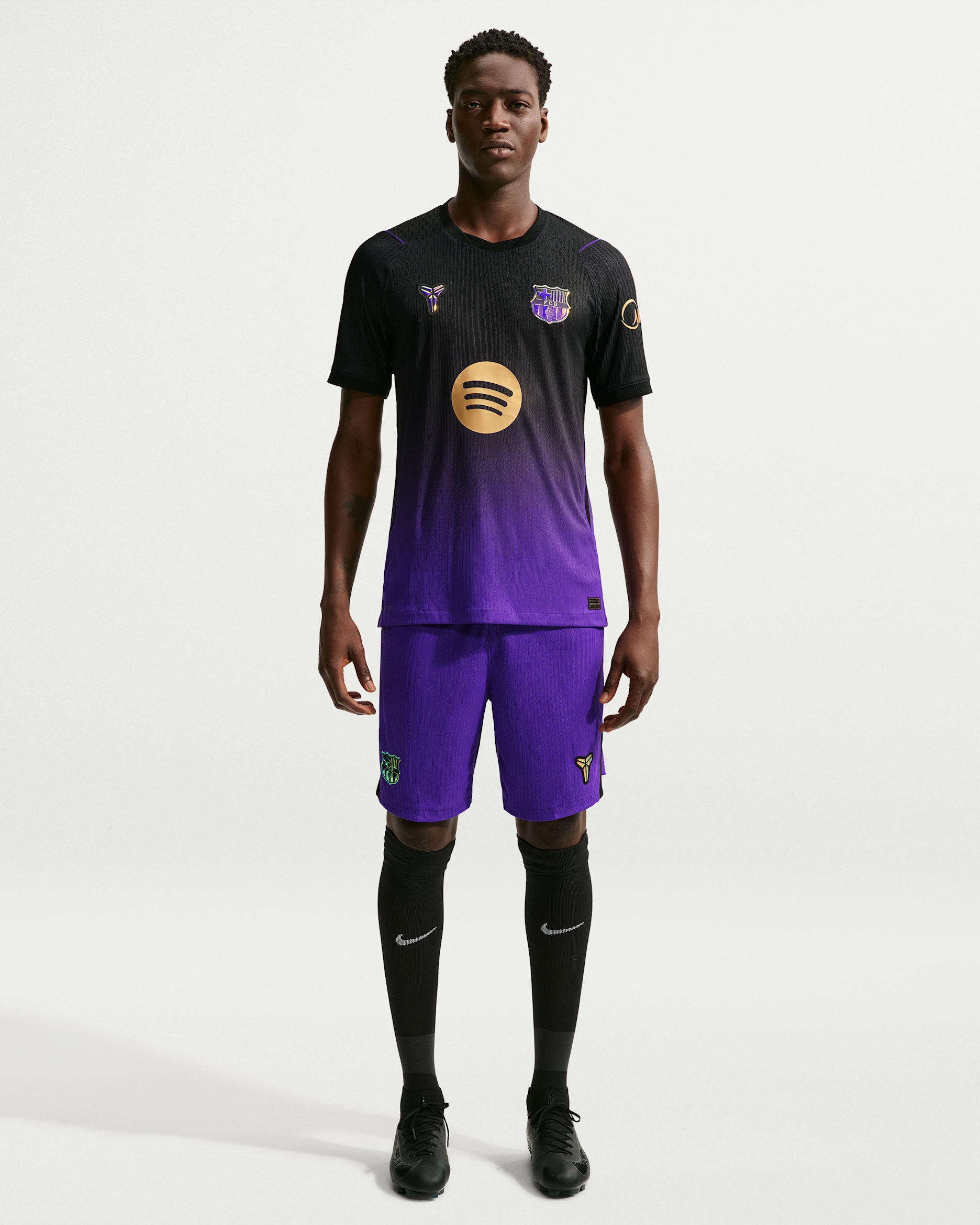 FC Barcelona 2026/27 Kobe Aero-FIT authentische Auswärtsmatch-Fußballshorts (Herren) - Field Purple/Schwarz/Schwarz