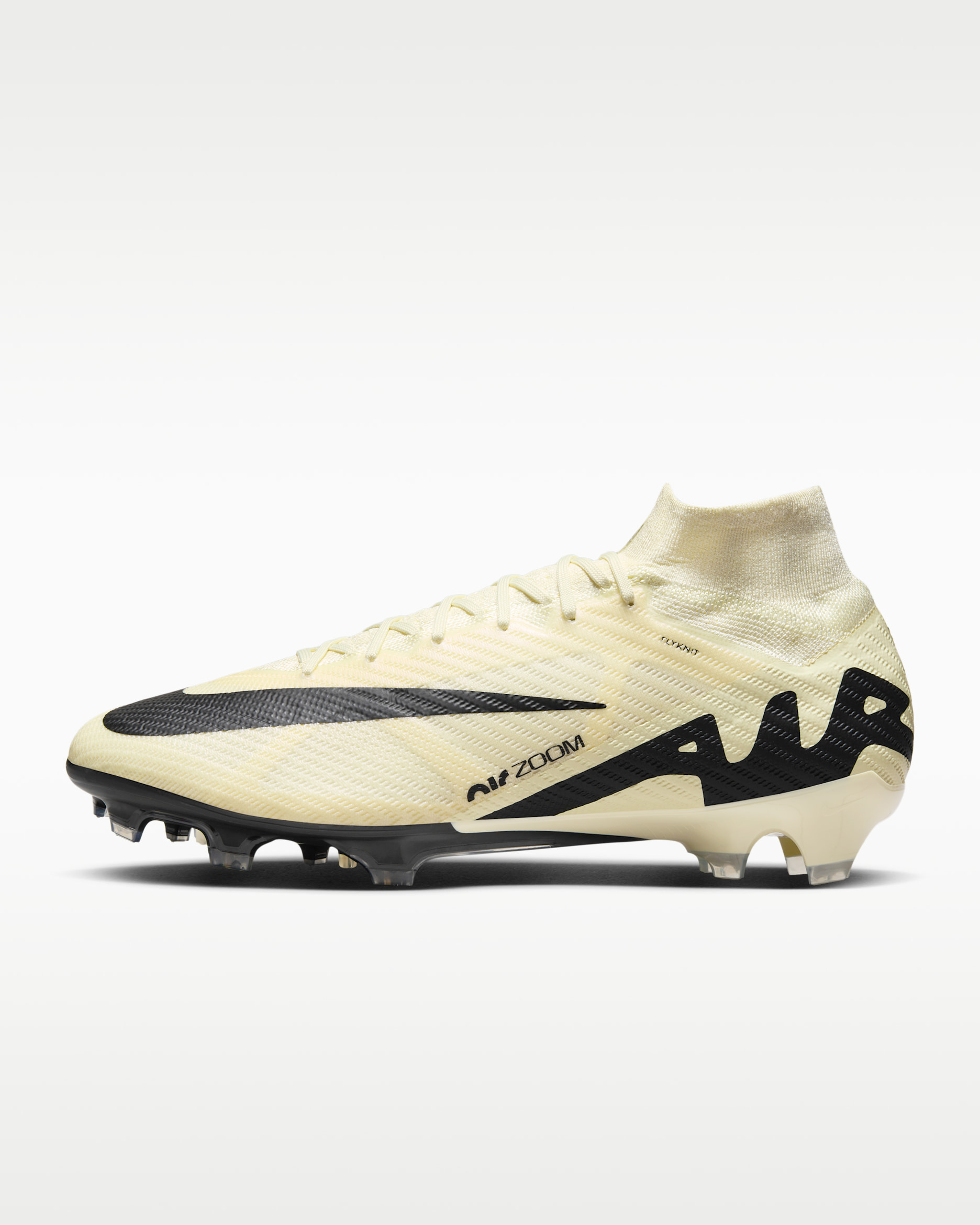 Nike Mercurial Superfly 9 Elite Firm-Ground High-Top Football Boot - Lemonade/Black
