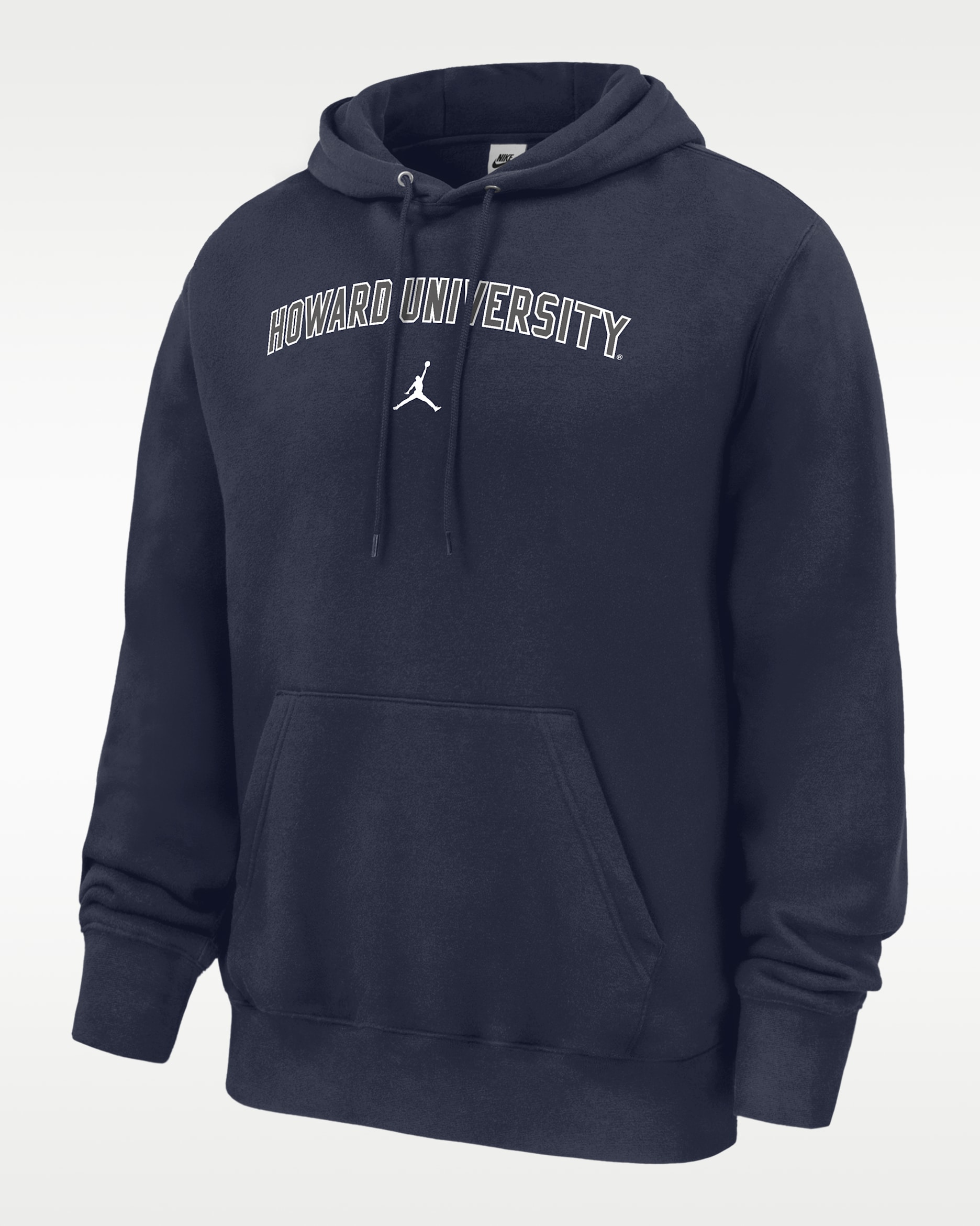 Sudadera con gorro sin cierre Club Fleece para hombre Nike College (Howard University) - Azul marino universitario