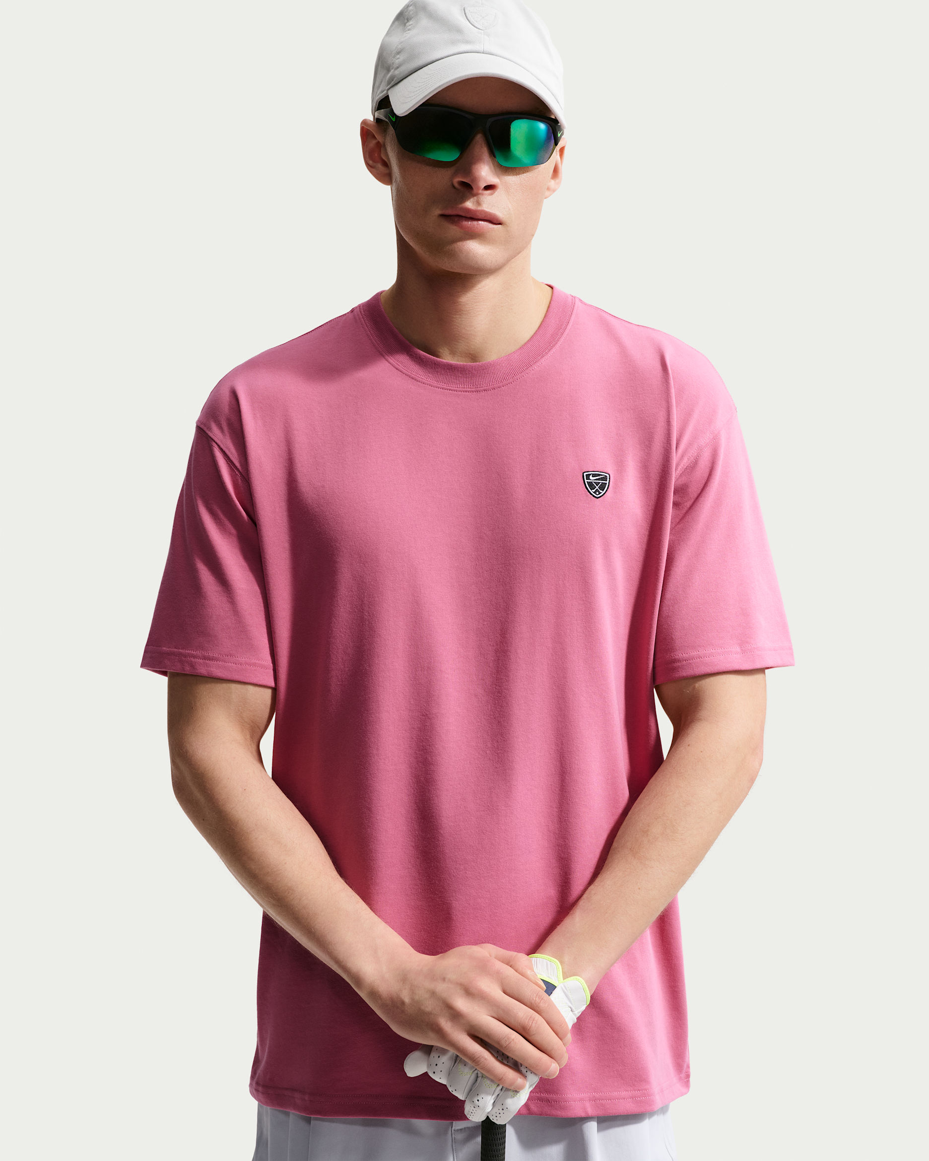 Playera de golf holgada Nike Dri-FIT para hombre - Peonía