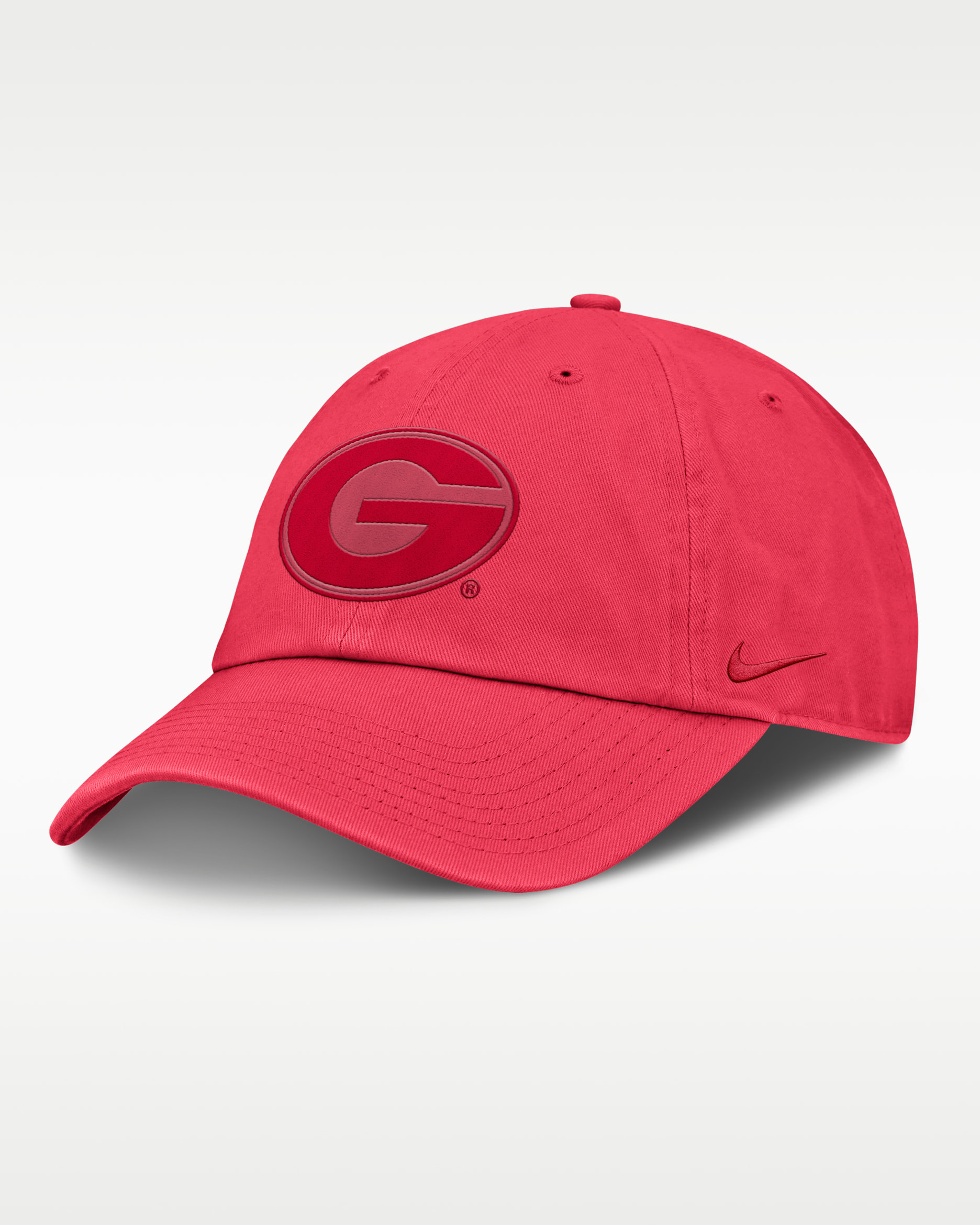 Georgia Primetime Campus Club Toned Men's Nike College Adjustable Hat - Red