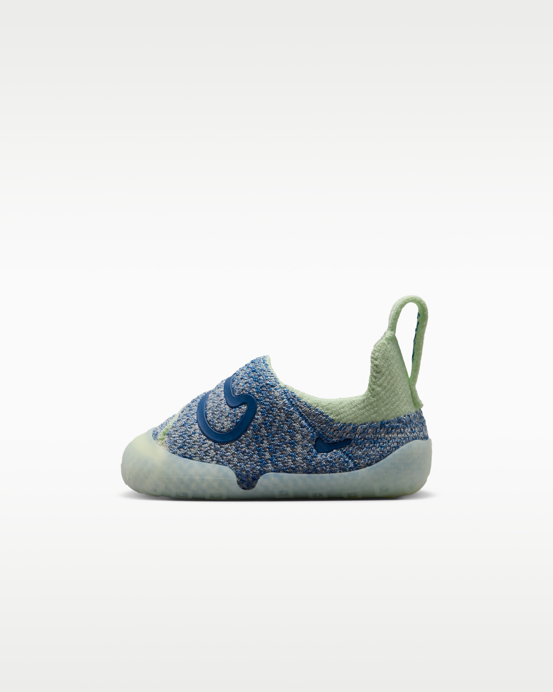 Nike Swoosh 1 Baby/Toddler Shoes - Sail/Volt Tint/Volt Tint/Star Blue