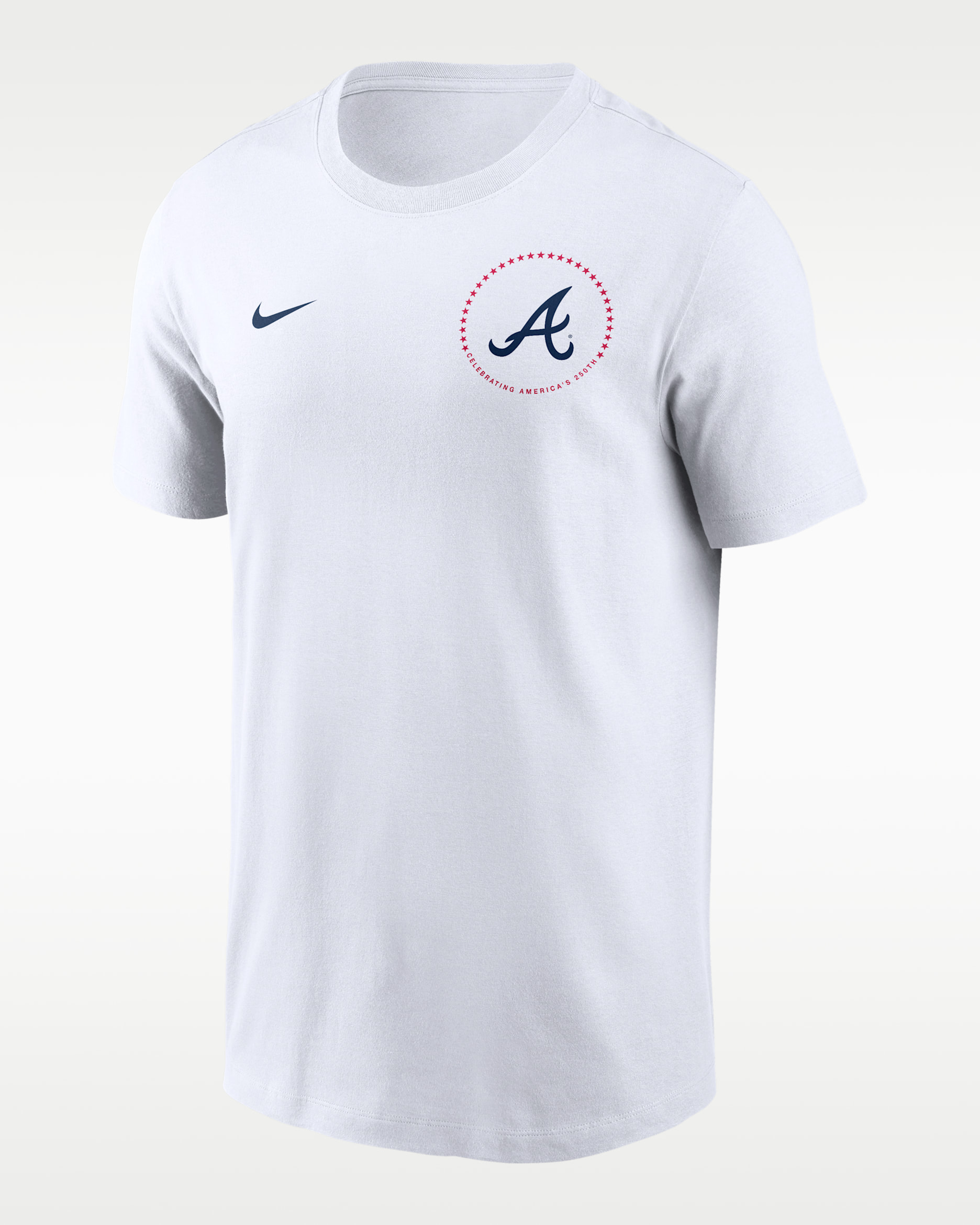 Atlanta Braves USA 250 Men's Nike MLB T-Shirt - White