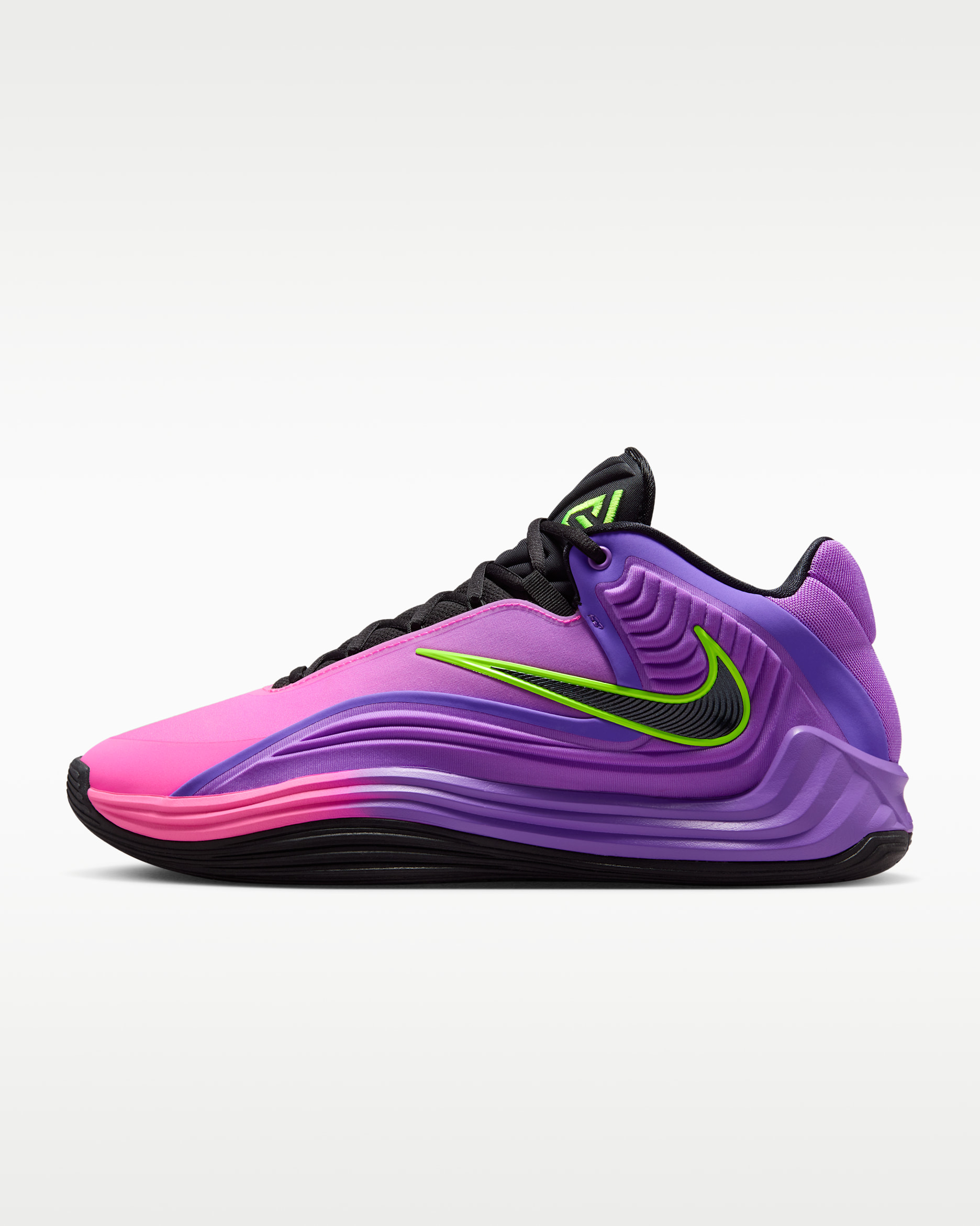 Giannis Freak 7 "Fade" Basketball Shoes - Bright Violet/Pink Glow/Volt/Black