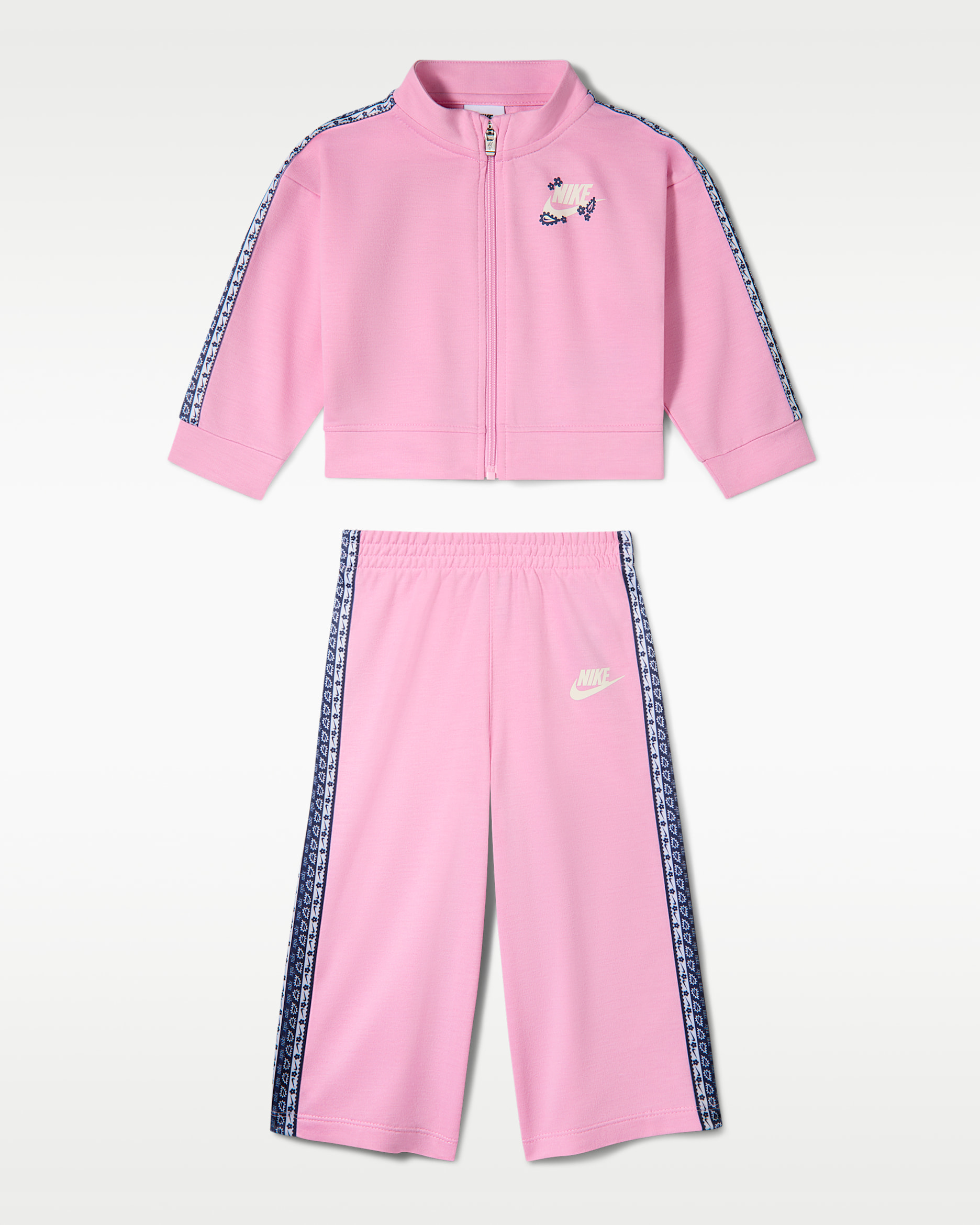 Nike Retro Remix Baby (12-24M) 2-Piece Track Set - Pink Rise