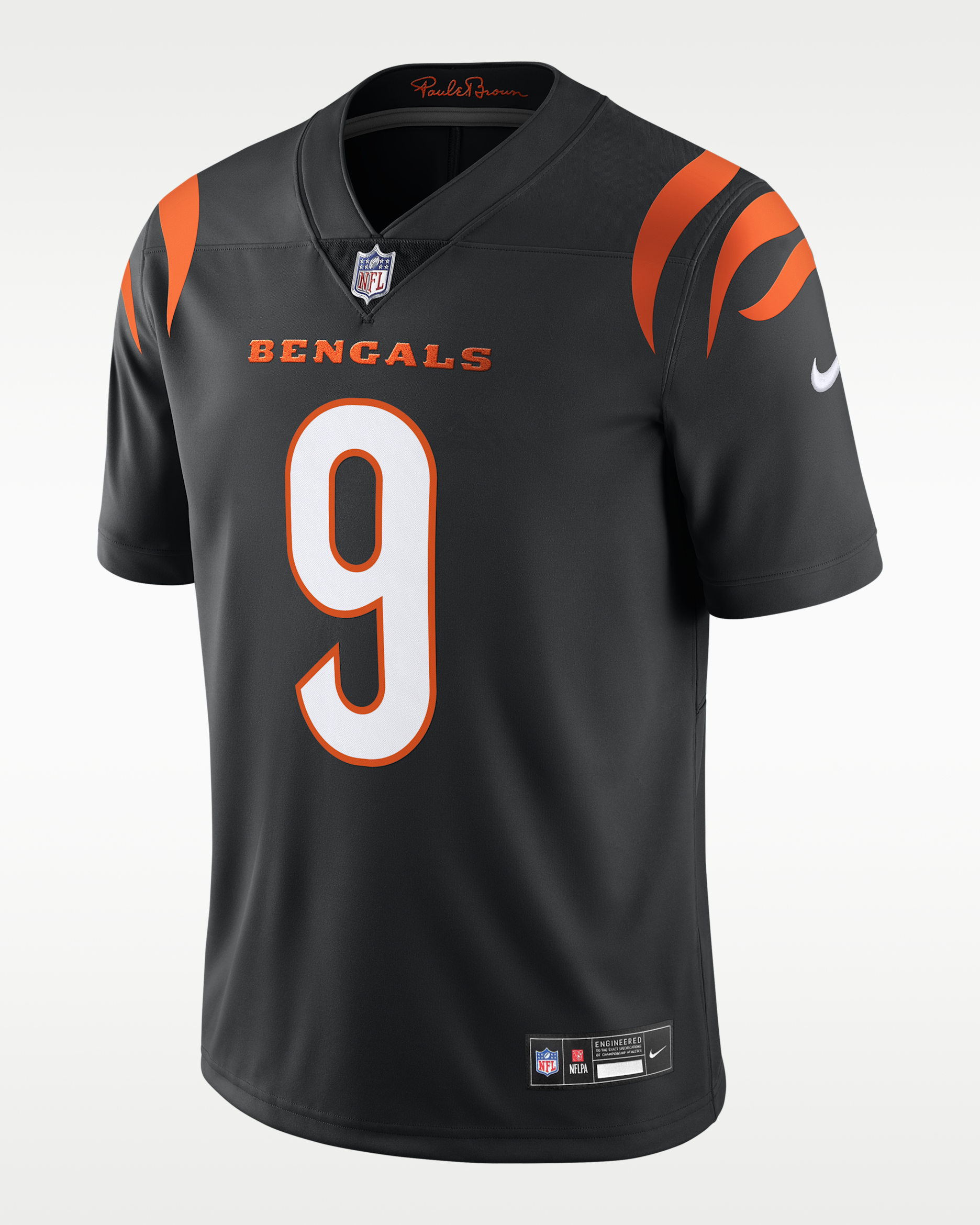 Jersey de fútbol americano Nike Dri-FIT de la NFL Limited para hombre Joe Burrow Cincinnati Bengals - Negro