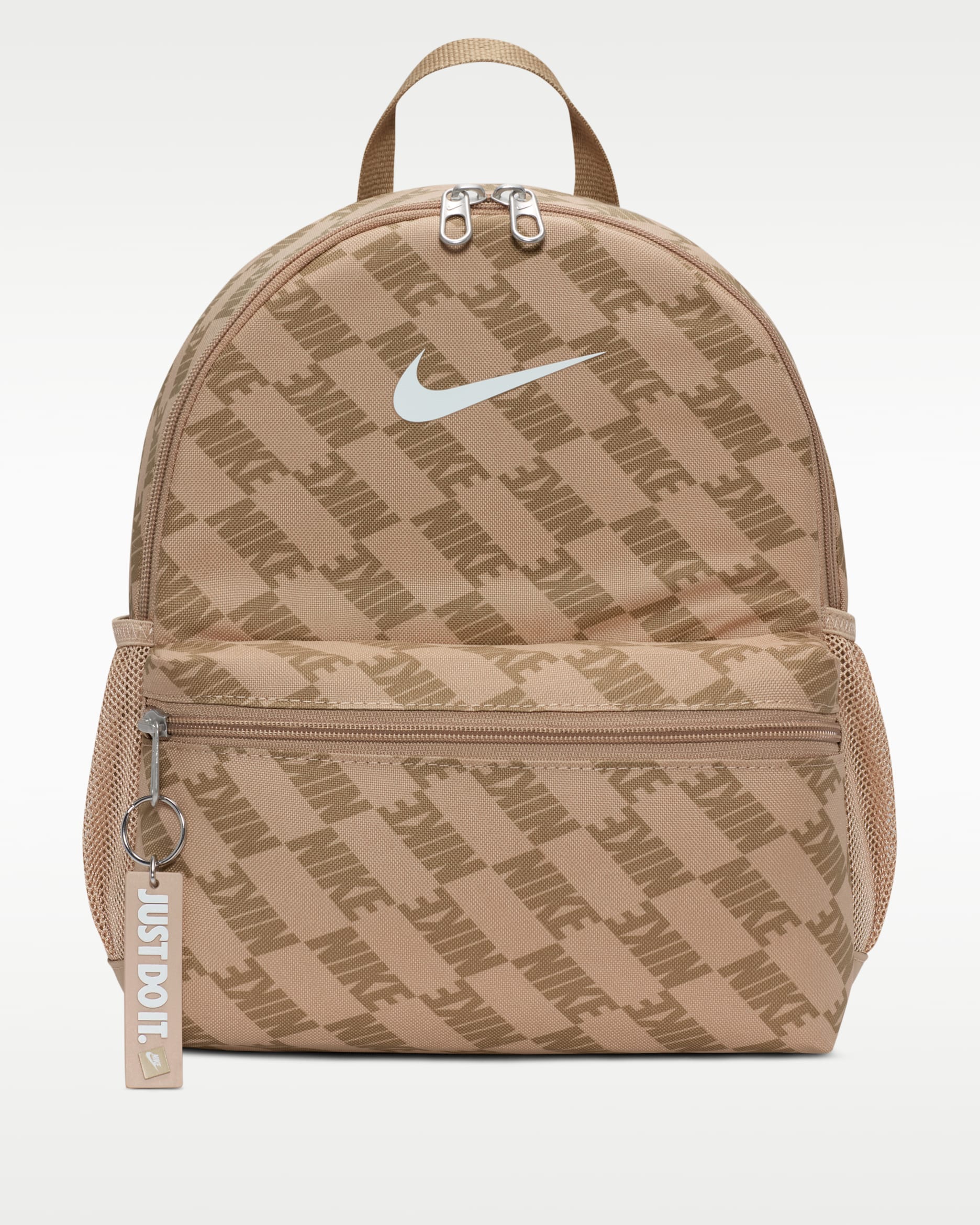 Nike Brasilia JDI Older Kids' Mini Backpack (11L) - Hemp/Beechtree/White
