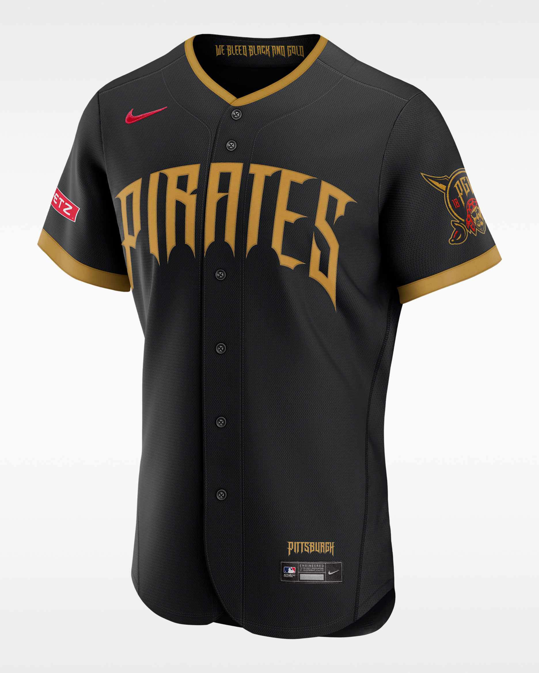 Paul Skenes Pittsburgh Pirates City Connect Men's Nike MLB Authentic Jersey - Black