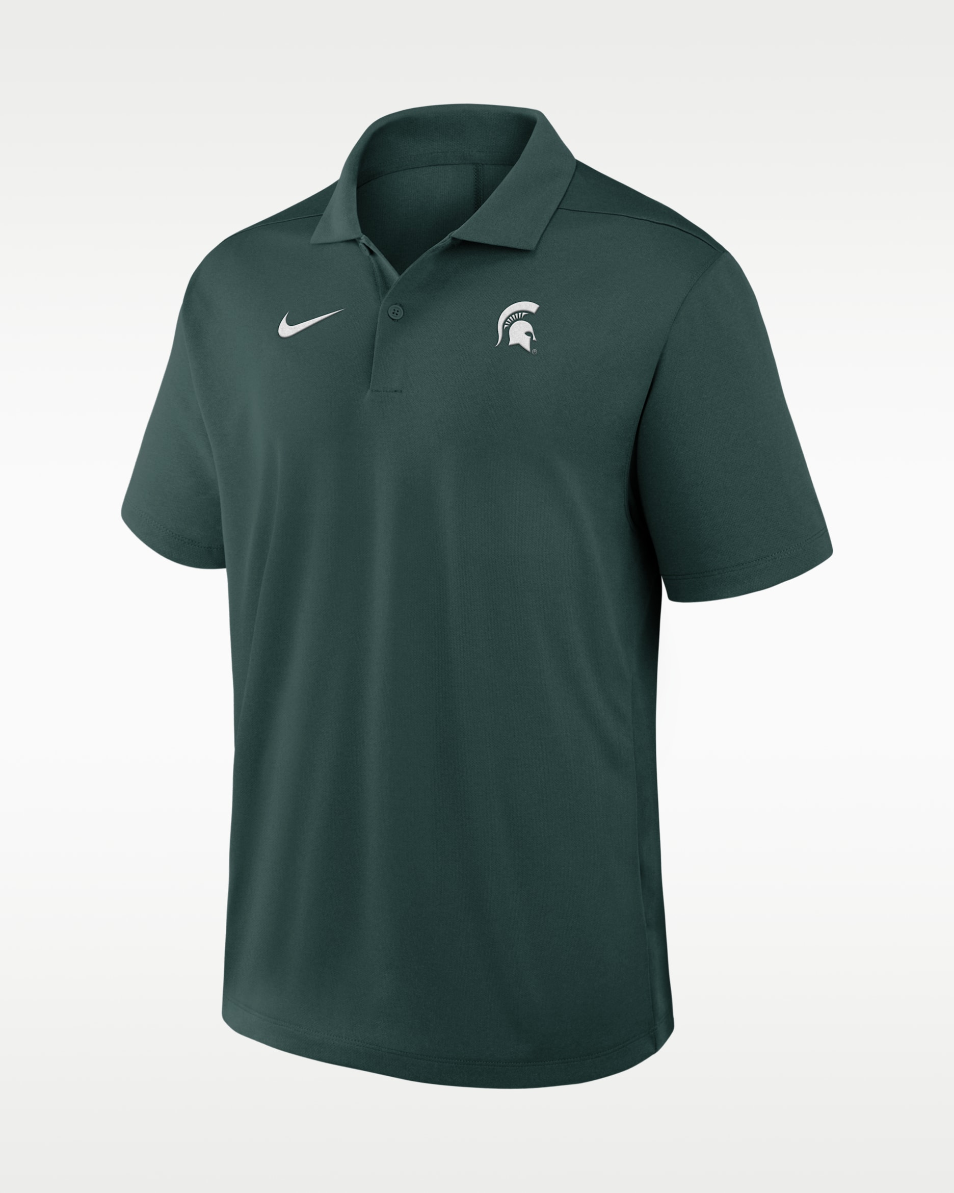 Polo universitario Nike Dri-FIT para hombre Michigan State Primetime Victory Plus - Verde pro