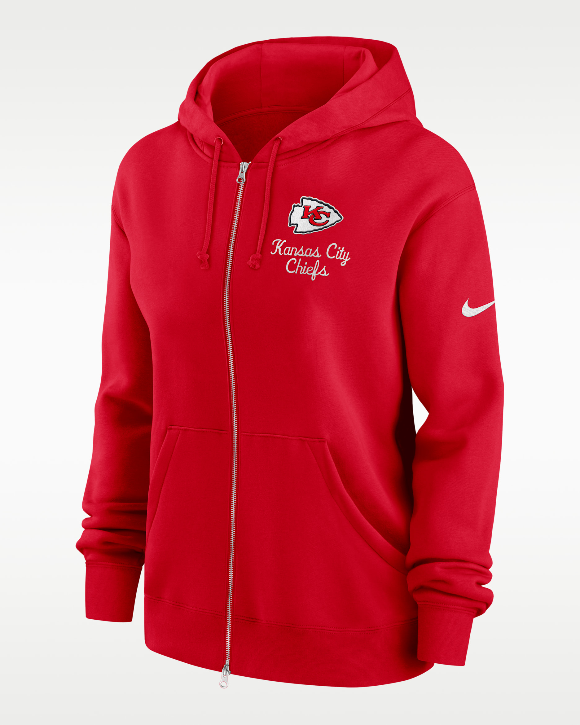 Kansas City Chiefs Phoenix Rewind Women's Nike NFL Full-Zip Hoodie - Red