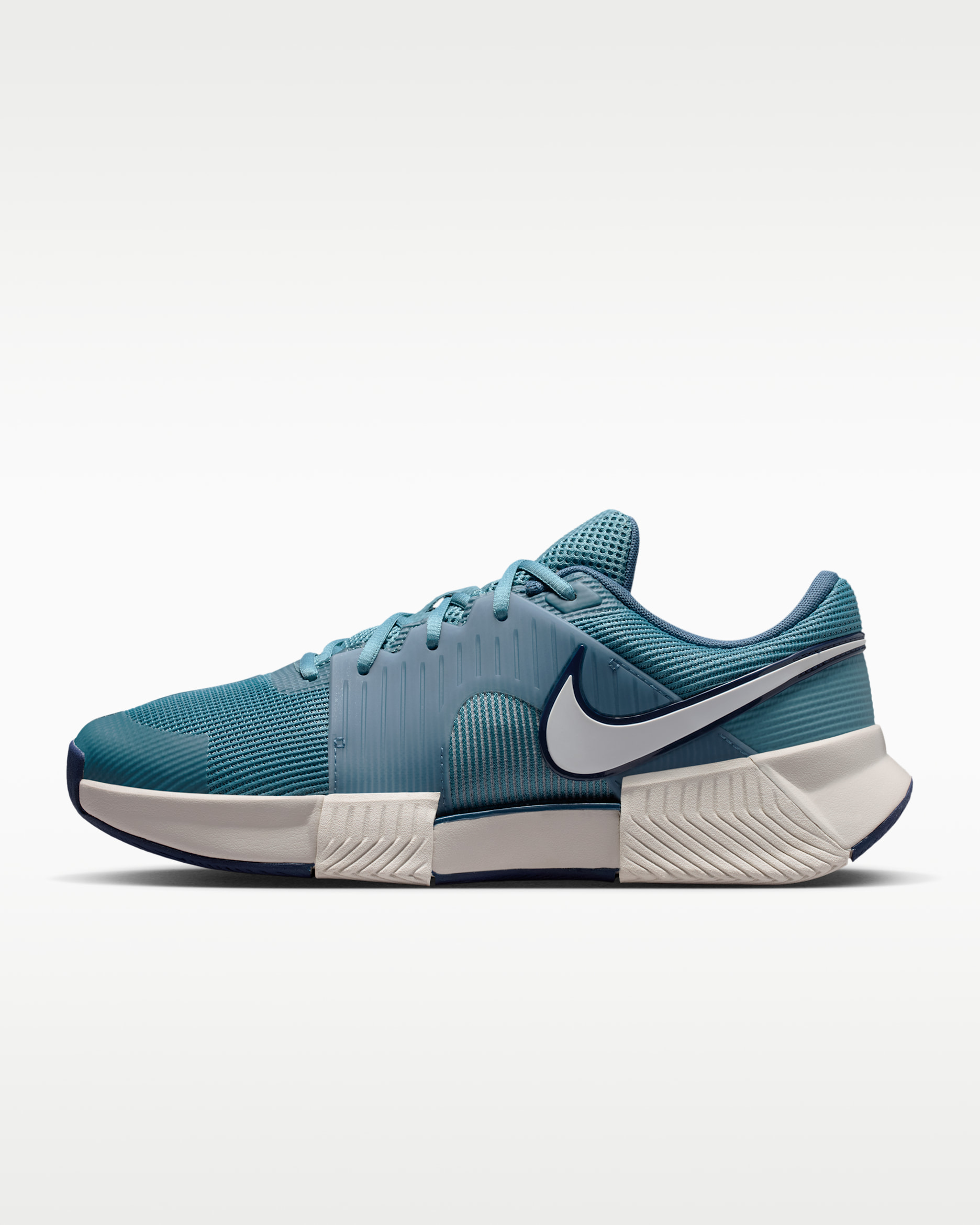 Nike Zoom GP Challenge 1.5 Men's Hard Court Tennis Shoes - Smoky Blue/Light Bone/New Slate/White