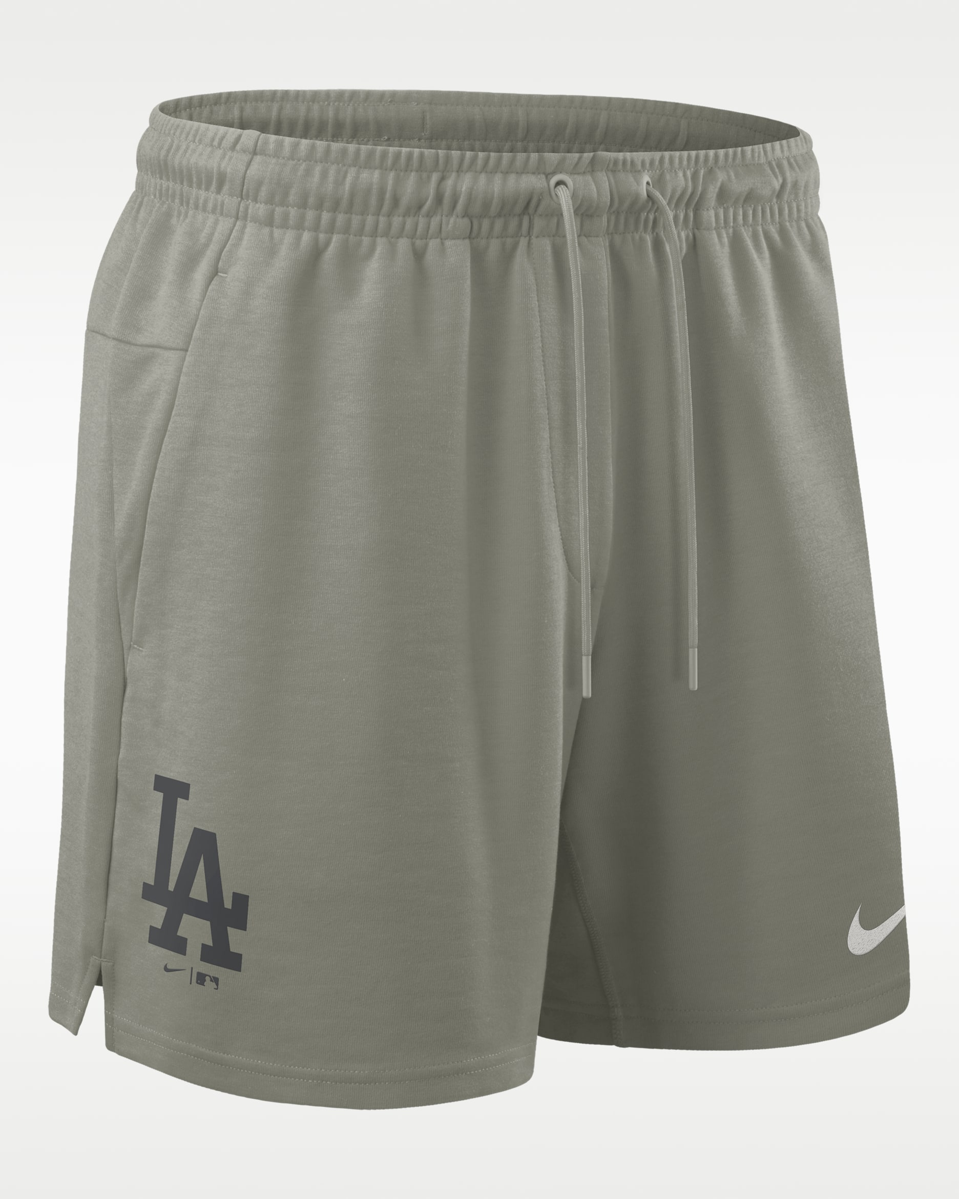 Los Angeles Dodgers Primary Men's Nike Dri-FIT MLB Shorts - Grey