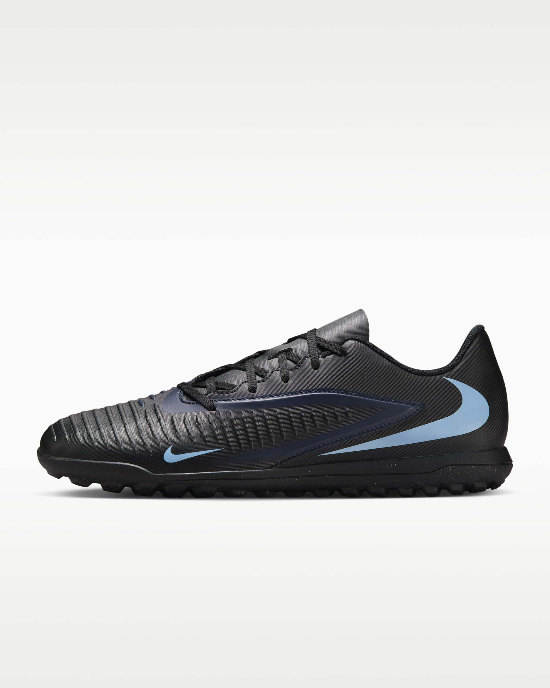 Nike Phantom 6 Low Club Turf Football Shoe - Black/Black