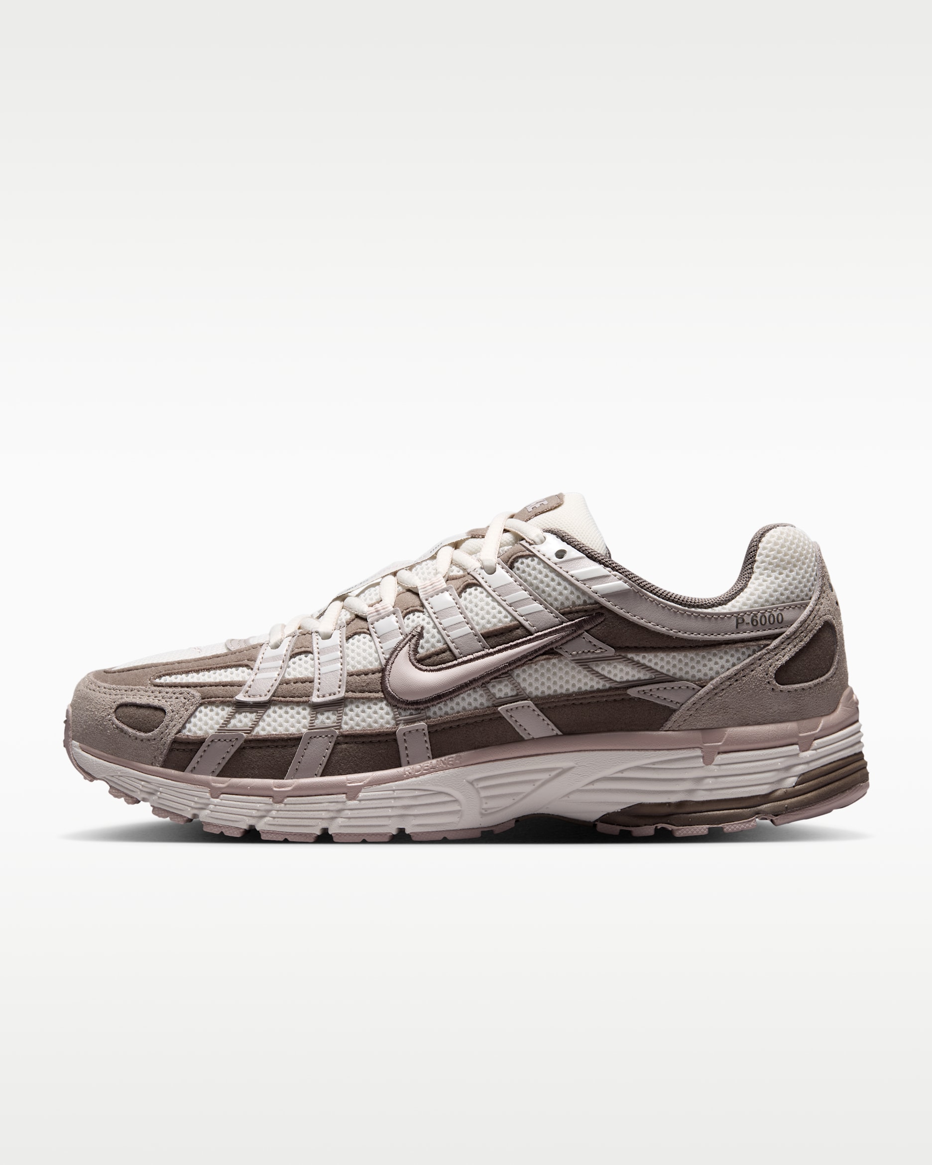 Sapatilhas Nike P-6000 para mulher - Branco Summit/Cave Stone/Cinzento College/Violeta Platinum