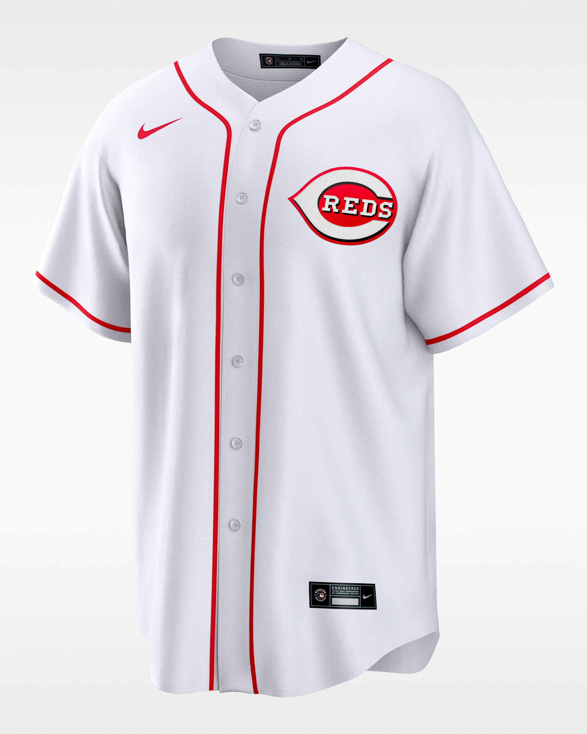 Spencer Steer Cincinnati Reds Men's Nike MLB Replica Jersey - White