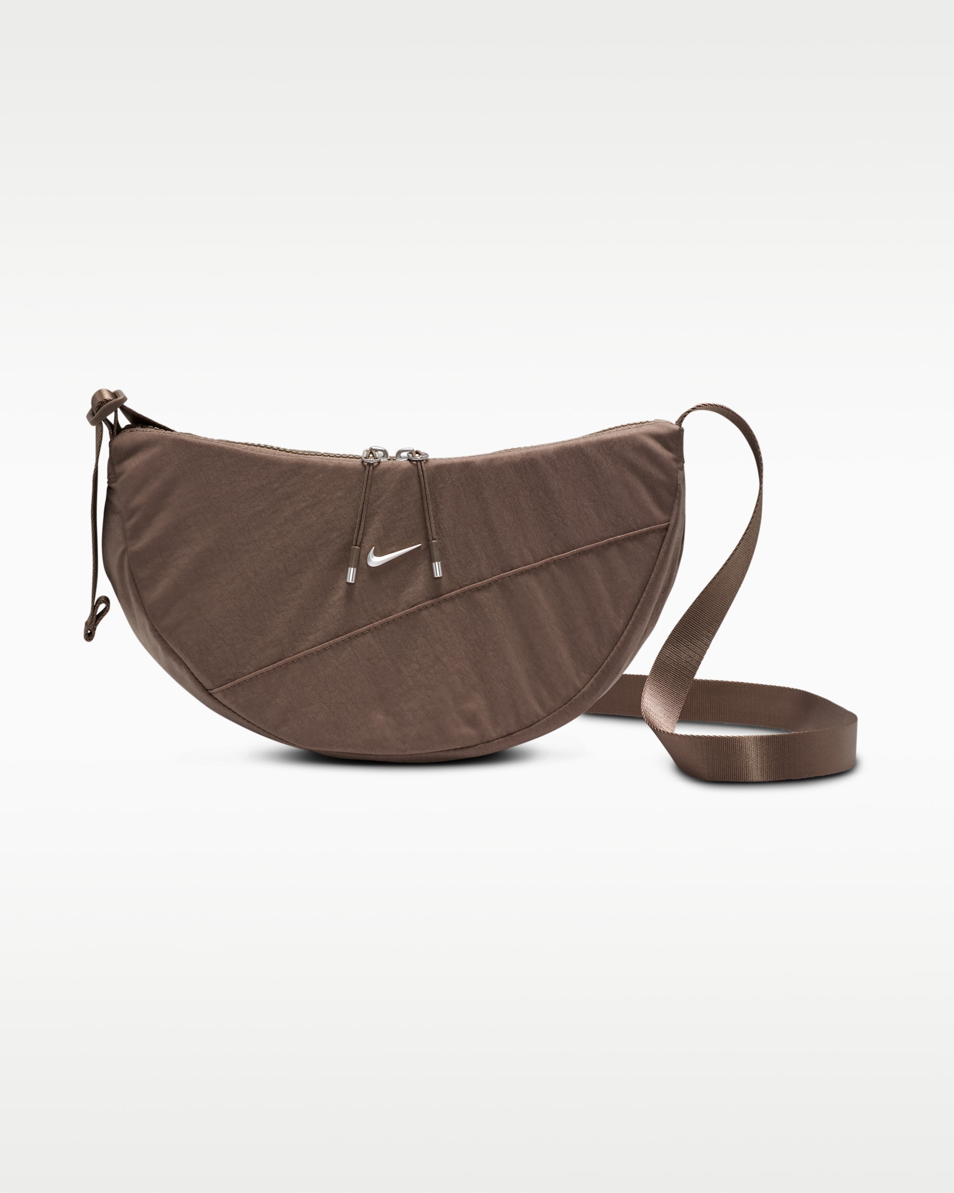 Nike Aura Crescent Crossbody Bag (4L) - Mink Brown/Mink Brown/Matte Silver