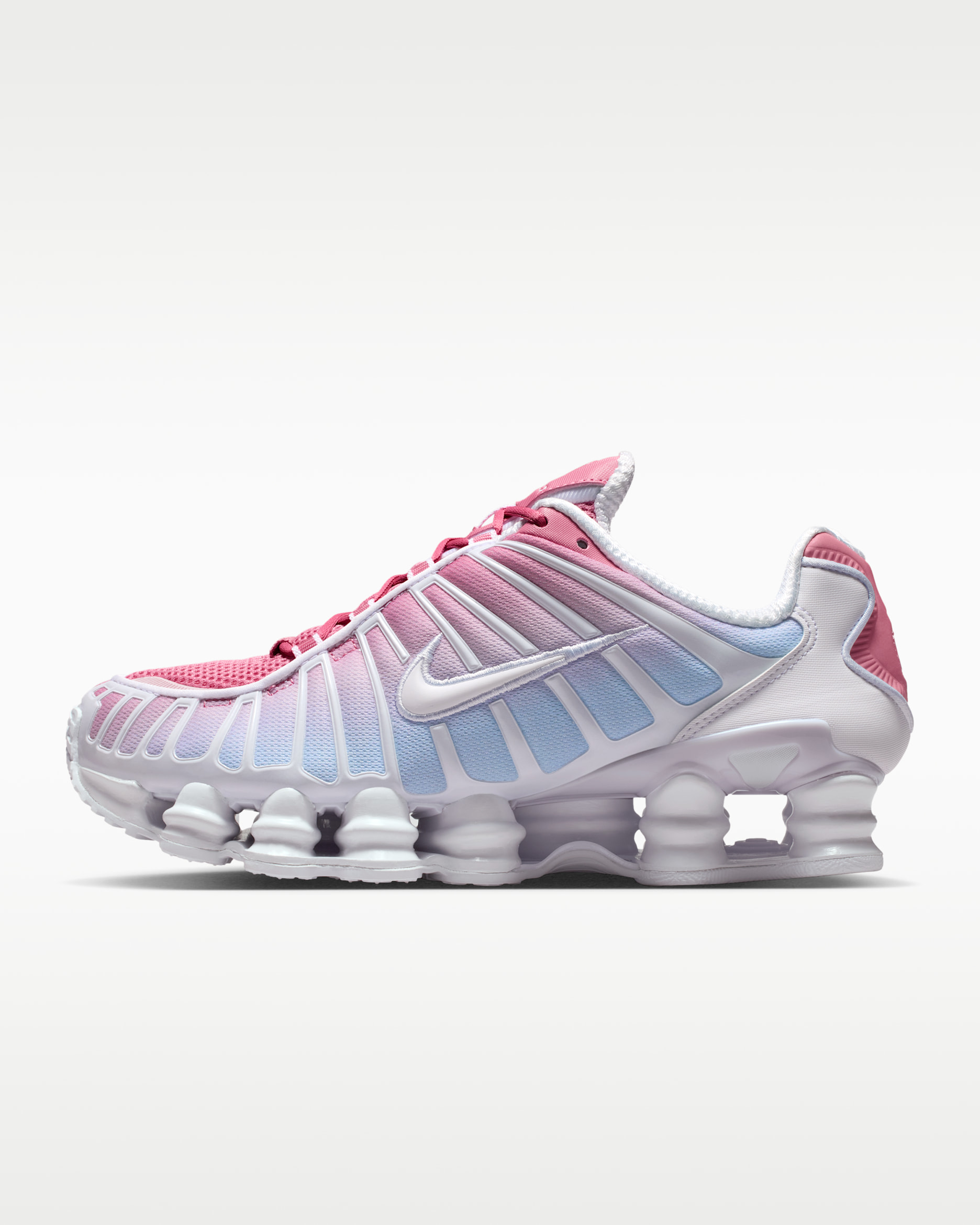 Nike Shox TL Fade Women's Shoes - White/Peony/Football Grey