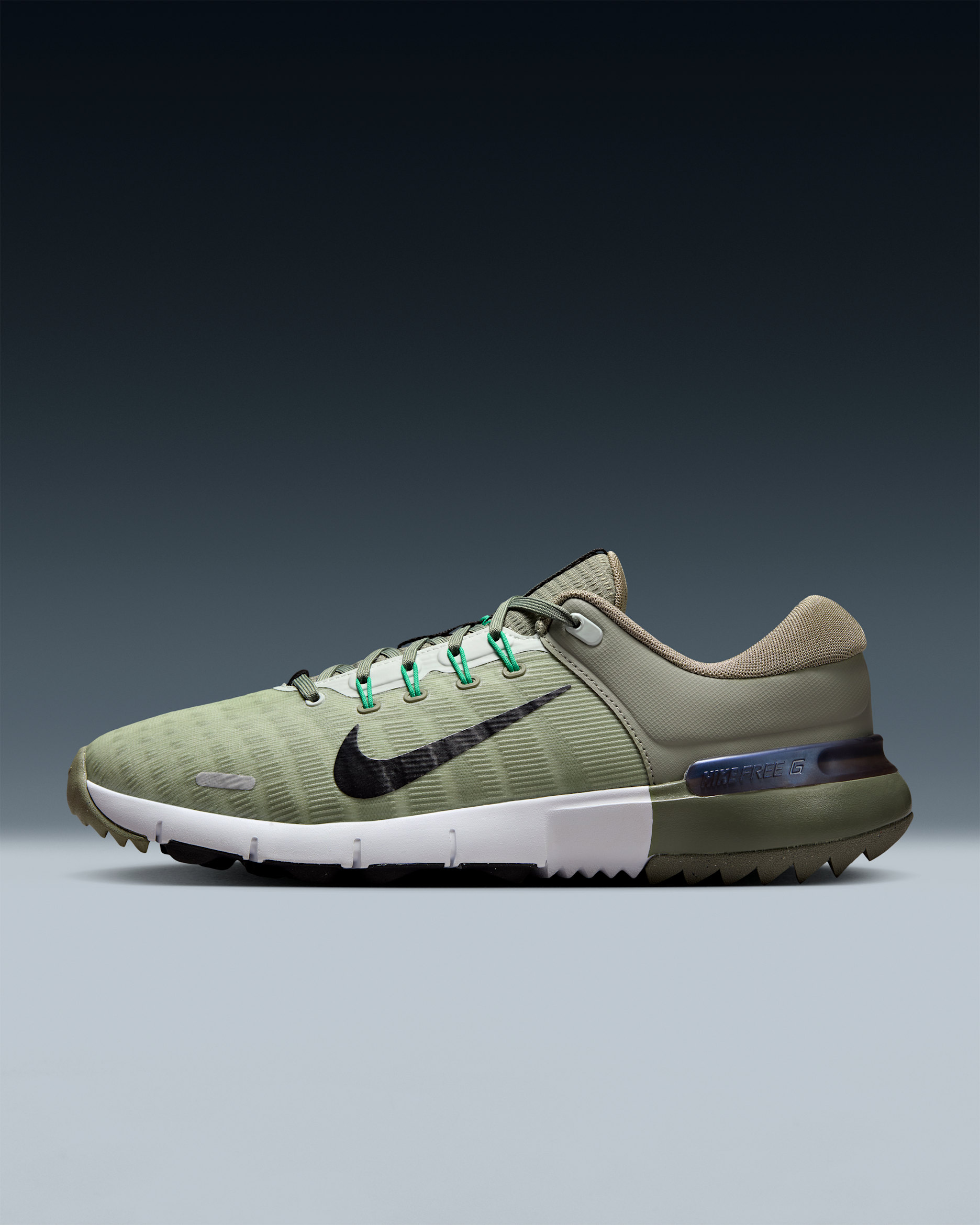 Nike Free Golf NN Golf Shoes - Light Army/Light Silver/Black