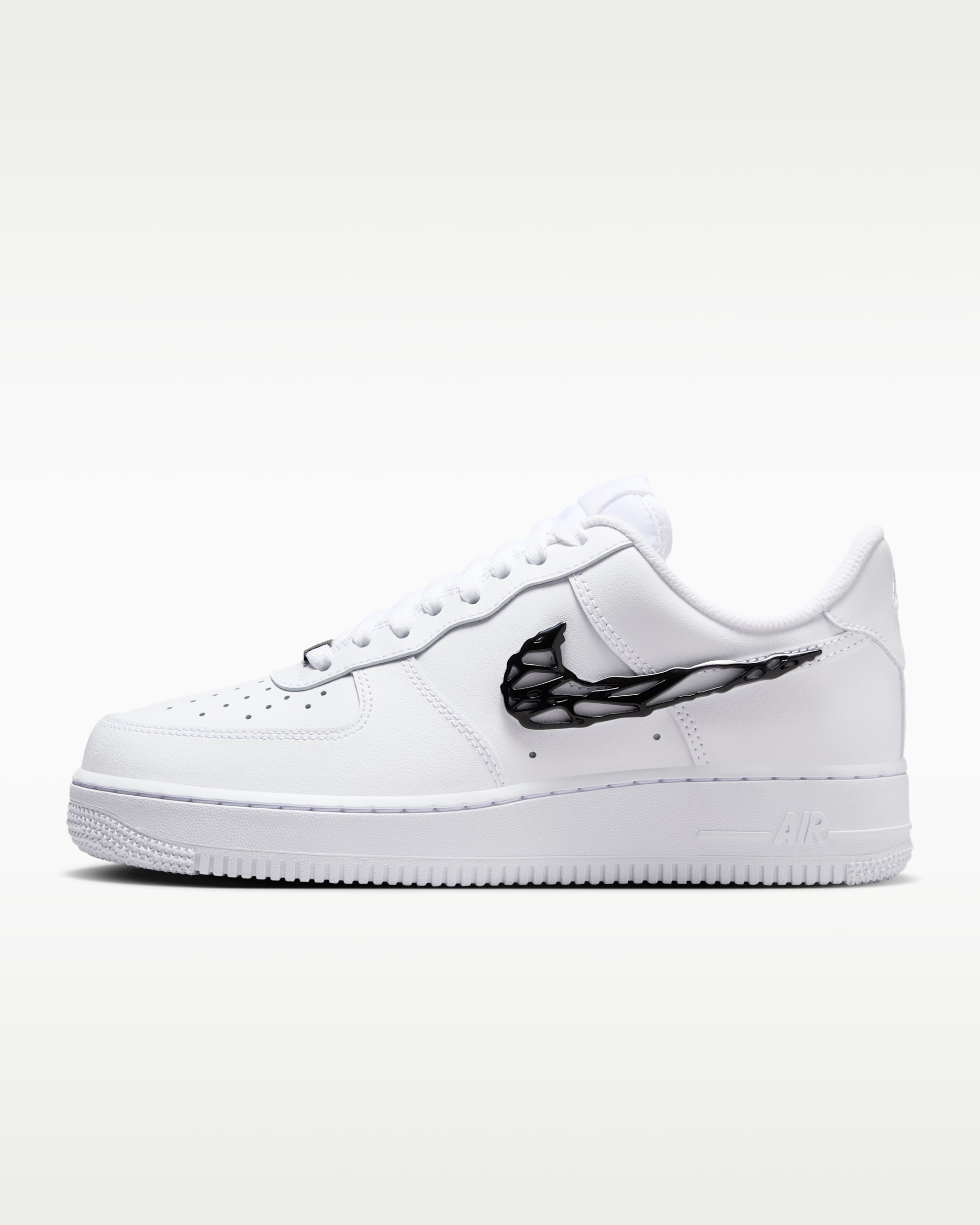 Nike Air Force 1 ’07 LX 女鞋 - 白色/白色/白色/黑色