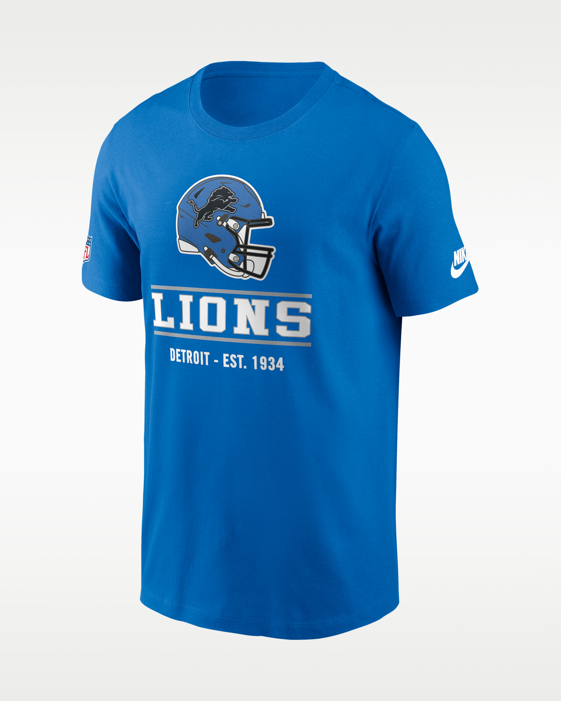 Detroit Lions Essential Men's Nike Dri-FIT NFL Long-Sleeve T-Shirt - Blue