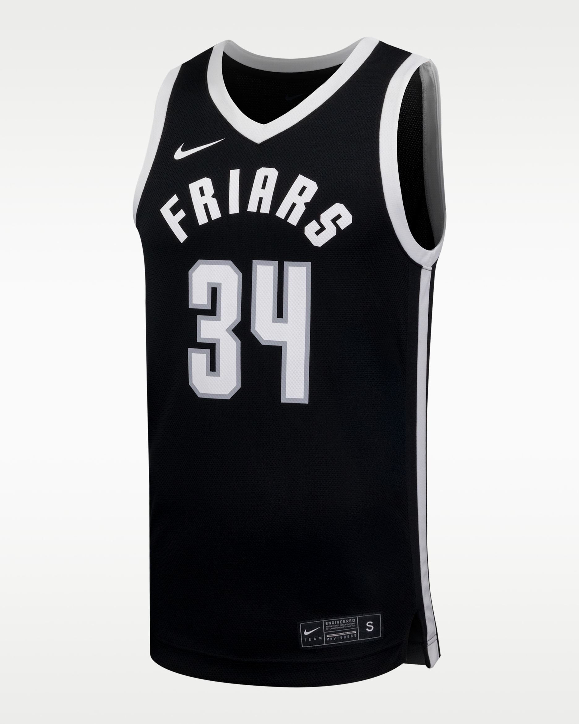Providence Friars Men's Nike College Replica Jersey - Black