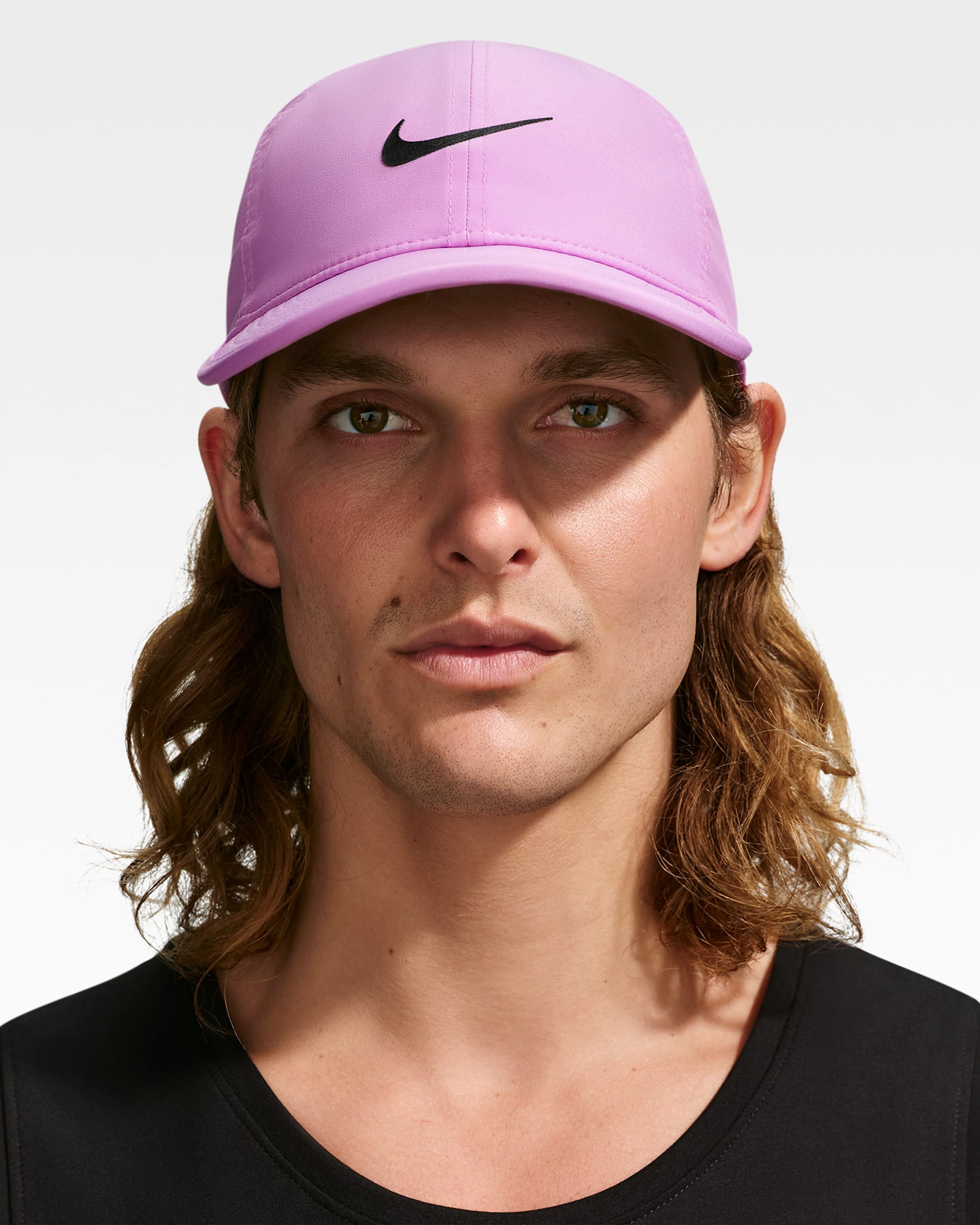 Nike Dri-FIT Club Unstructured Featherlight Cap - Light Magenta/Black