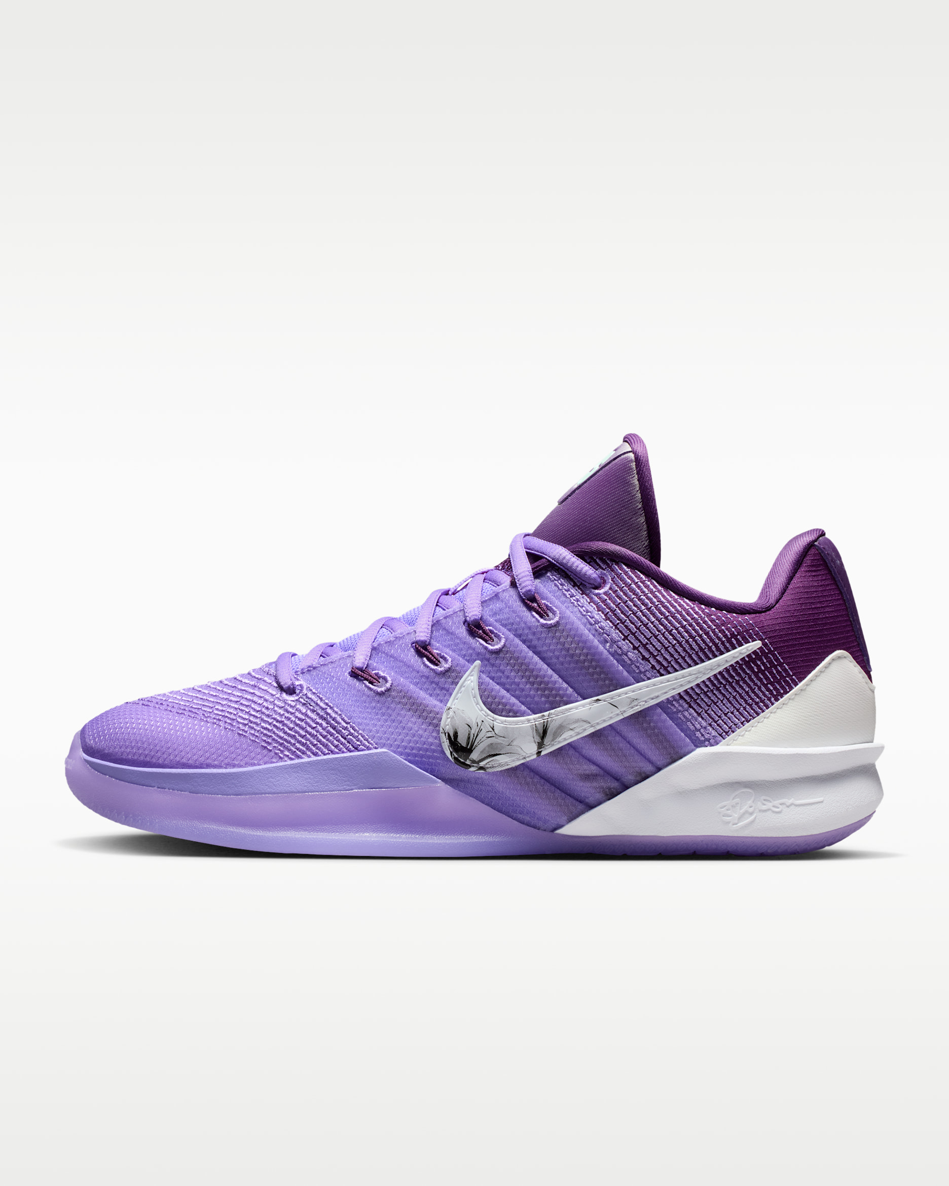 Sabrina 3 "Flowers" Basketball Shoes - Night Purple/Atomic Violet/Mint Foam/White