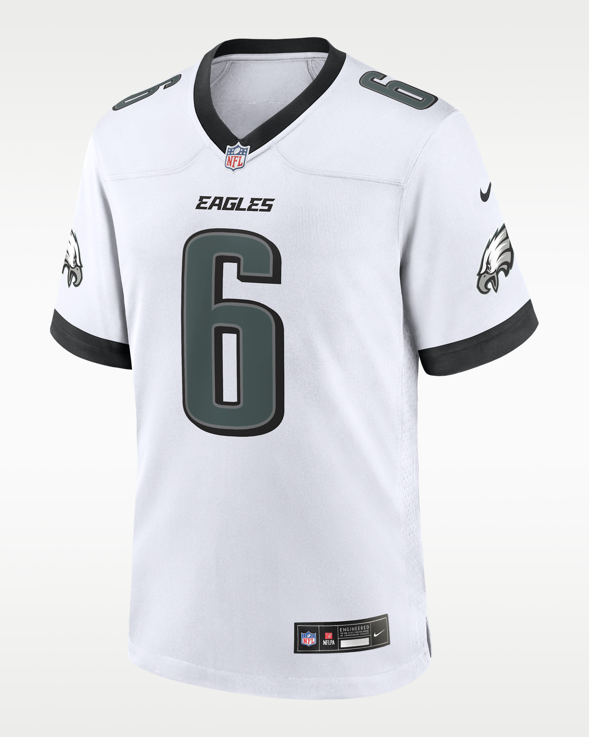 DeVonta Smith Philadelphia Eagles Men's Nike NFL Game Jersey - White