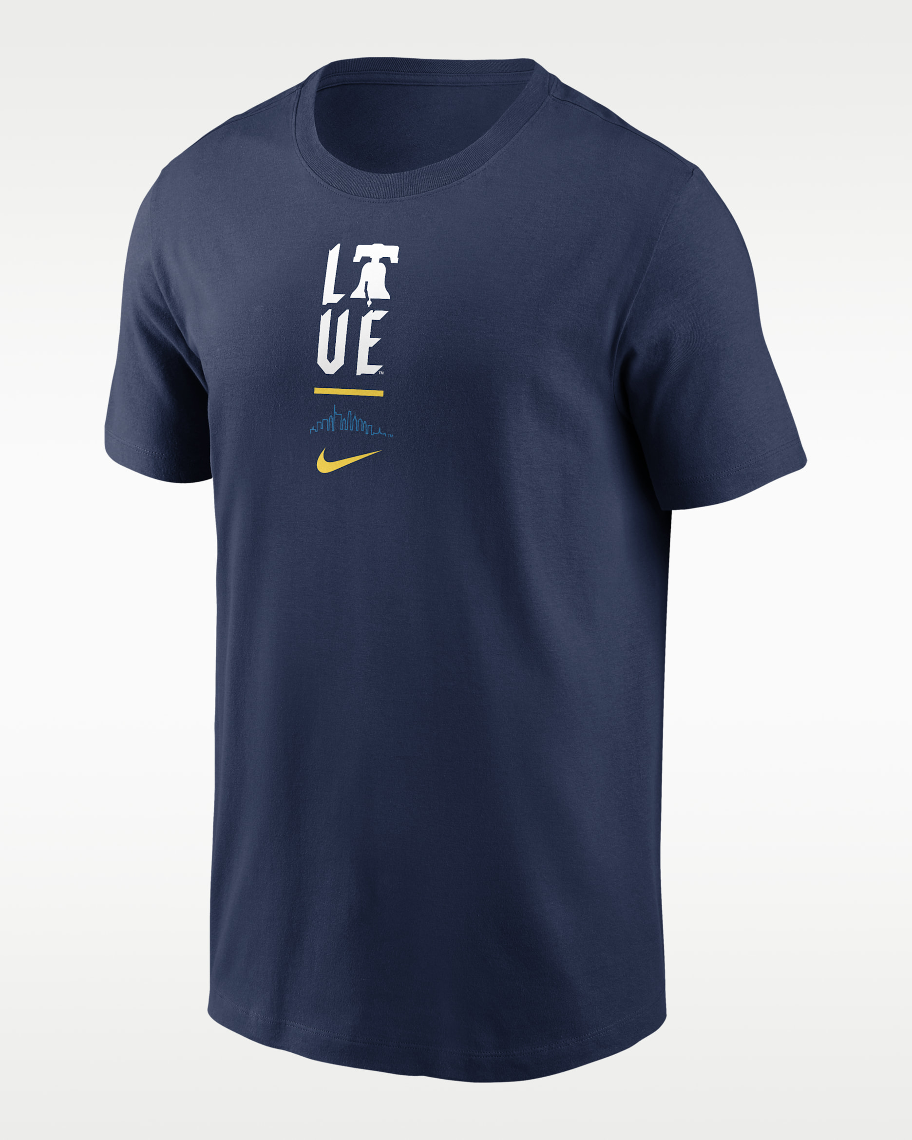 Philadelphia Phillies City Connect 2-Hit Men's Nike MLB T-Shirt - Navy