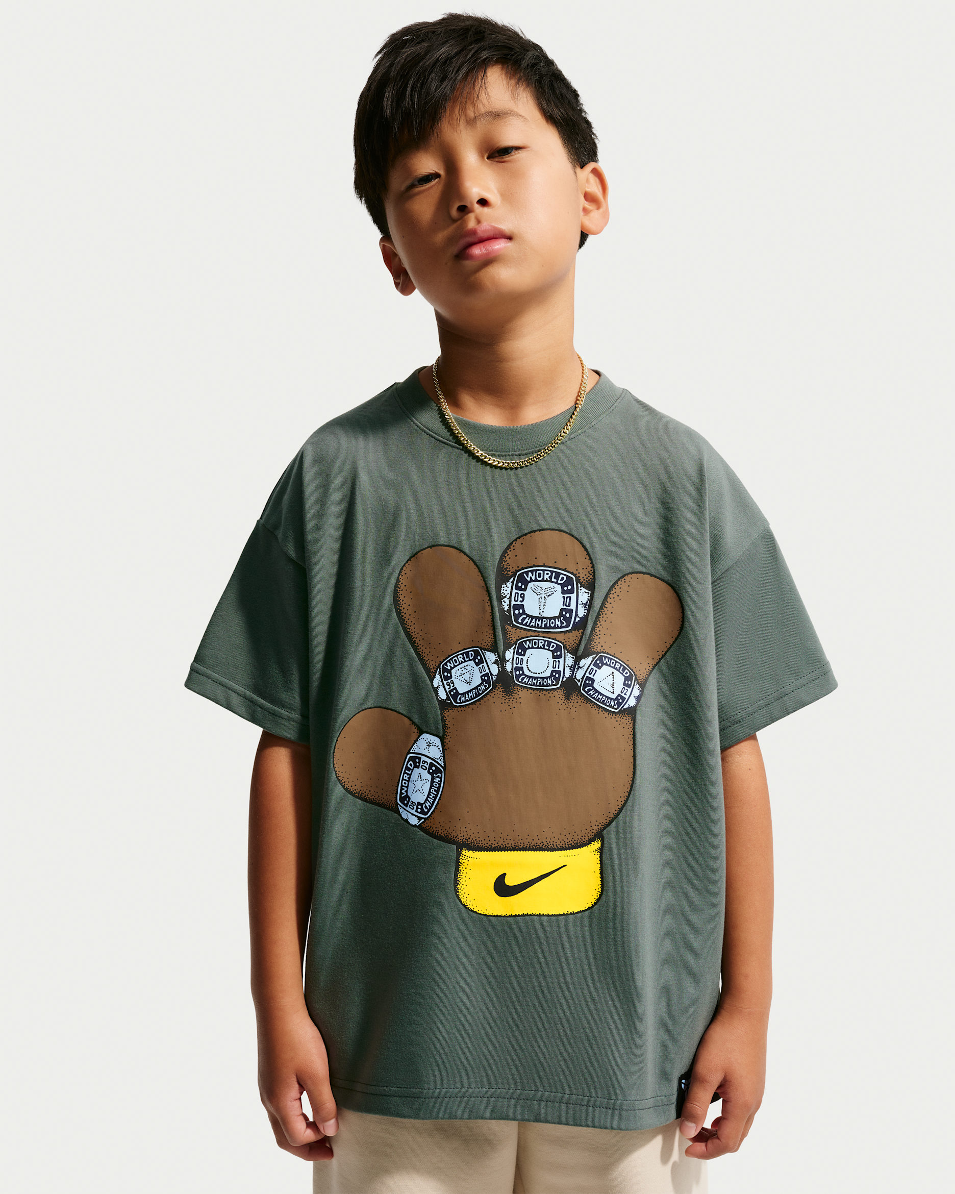 Kobe Kids' Dri-FIT T-Shirt - Mineral Spruce
