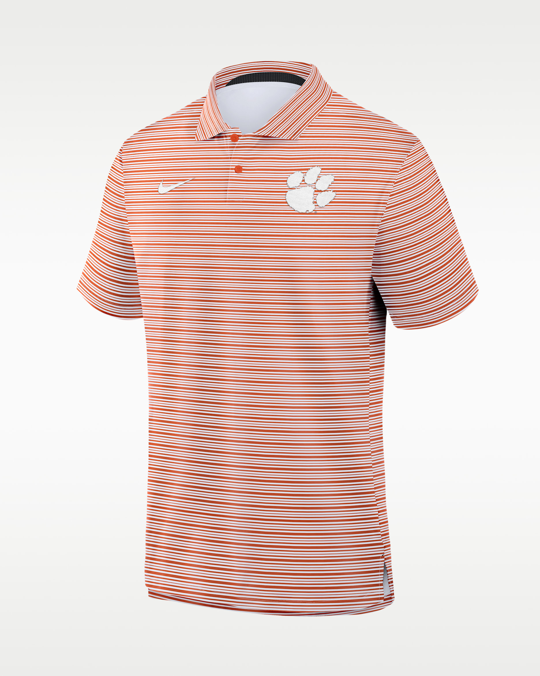 Clemson Primetime Men's Nike Dri-FIT College Polo - Orange/White