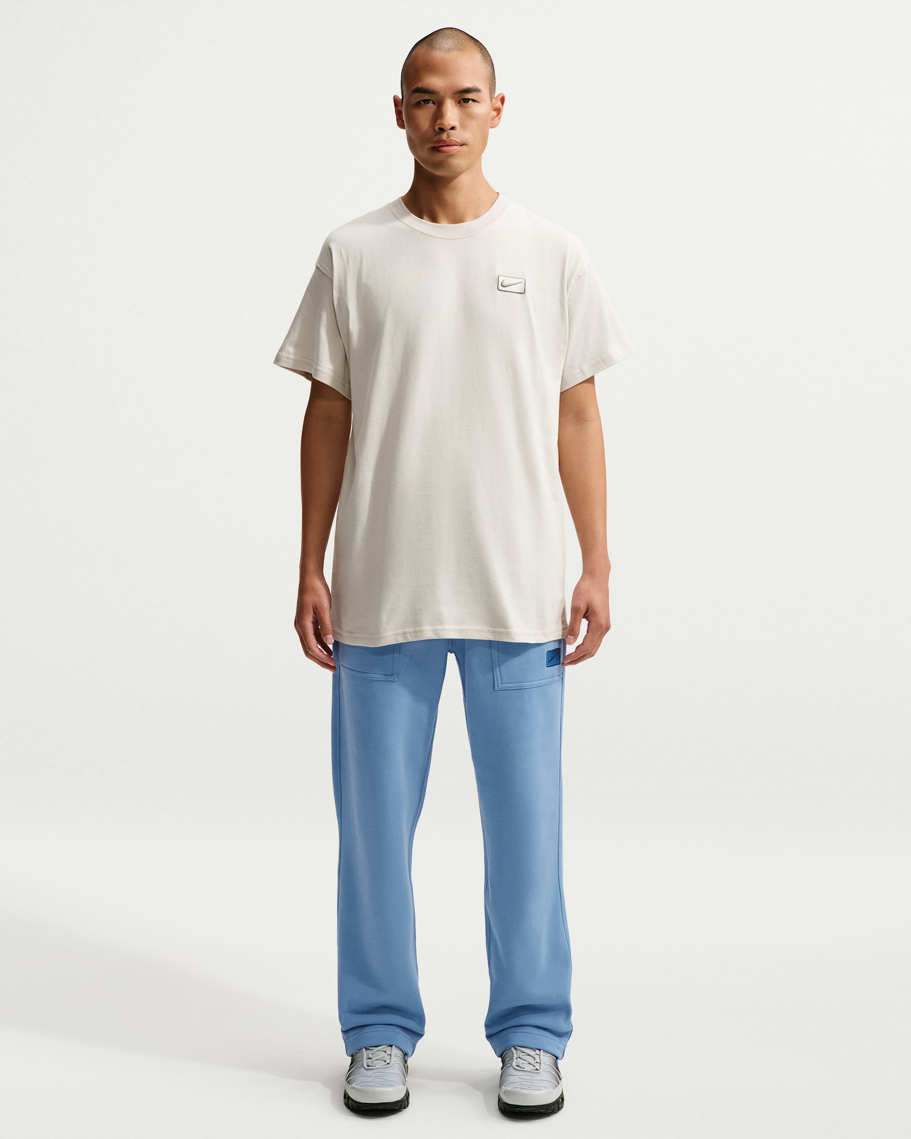 Nike Sportswear Men's Fleece Open-Hem Pants - Work Blue