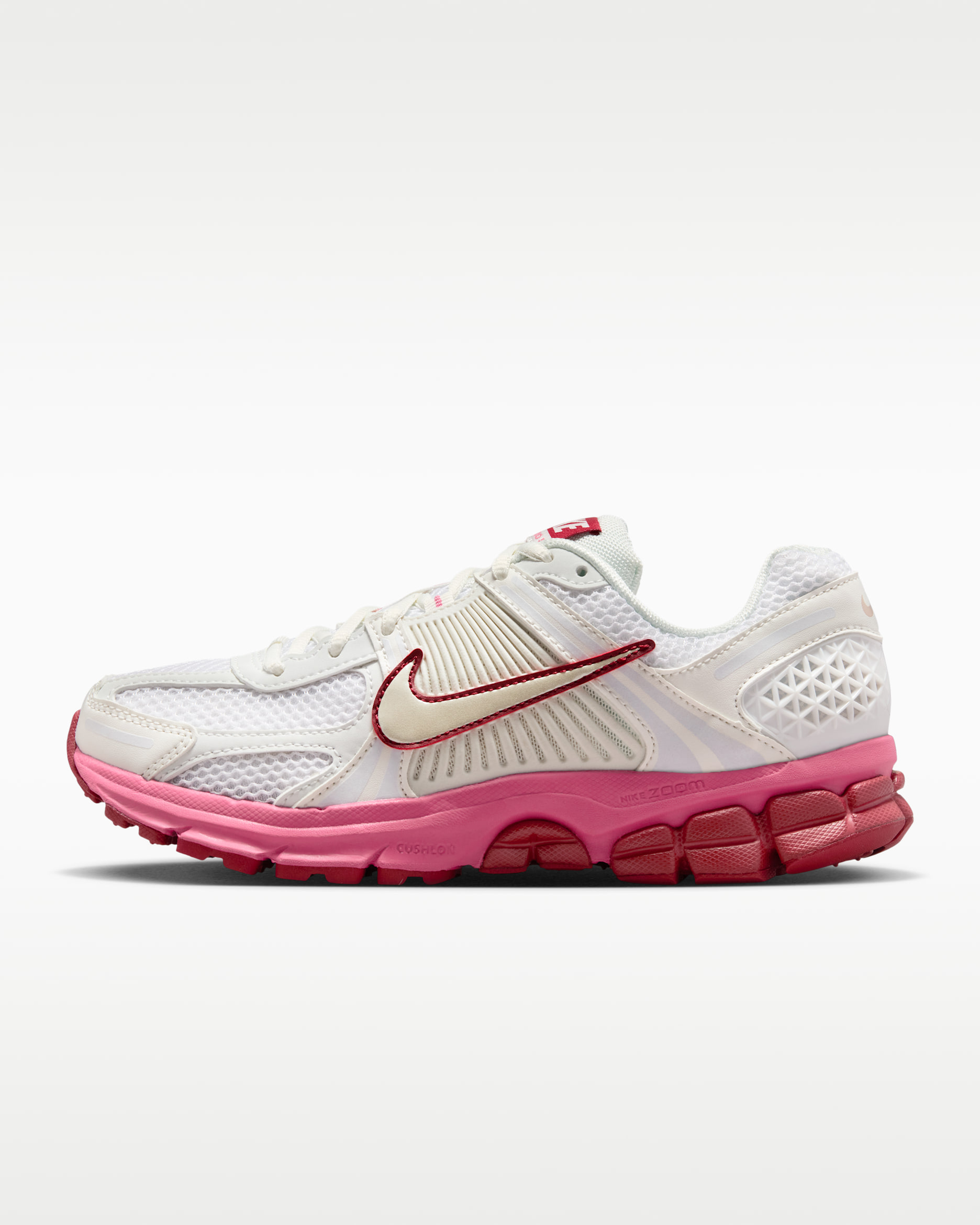 Nike Zoom Vomero 5 Women's Shoes with Reflective Design Accents - Summit White/Peony/Team Crimson/Summit White
