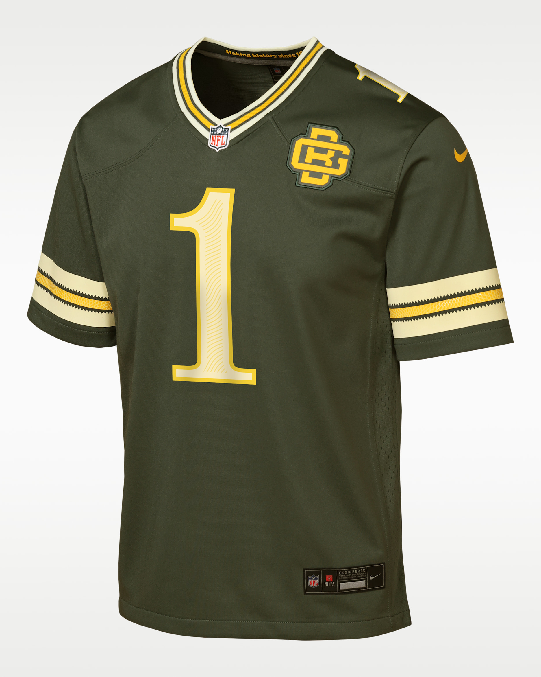 Jersey Nike de la NFL Game para niños talla grande Micah Parsons Green Bay Packers Rivalries Collection - Verde bosque