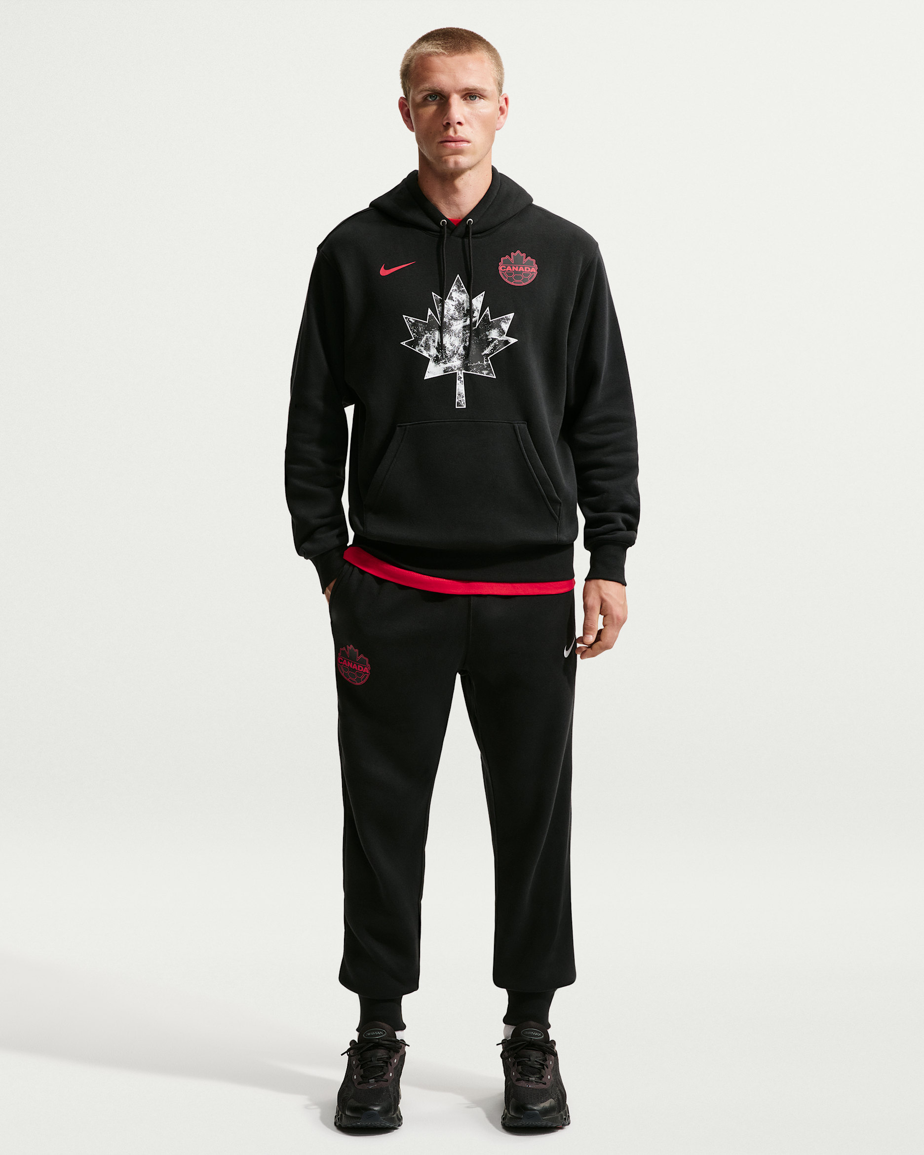 Canada Club Fleece Men's Fleece Joggers - Black