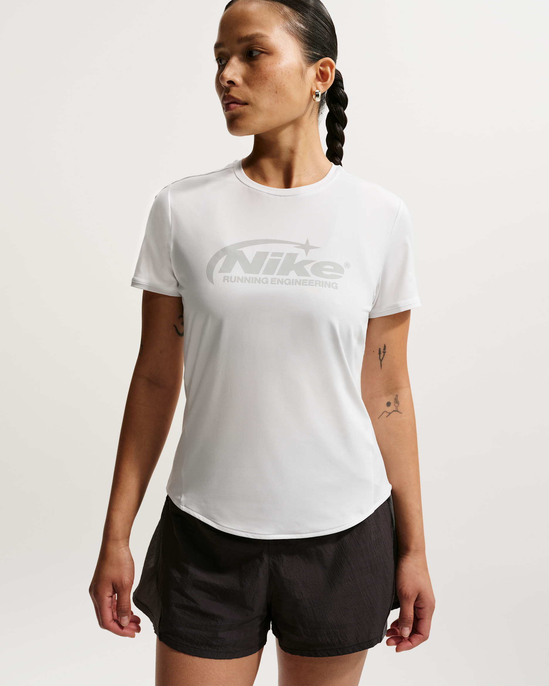 나이키 스위프트 여성 드라이 핏 러닝 탑 - 서밋 화이트