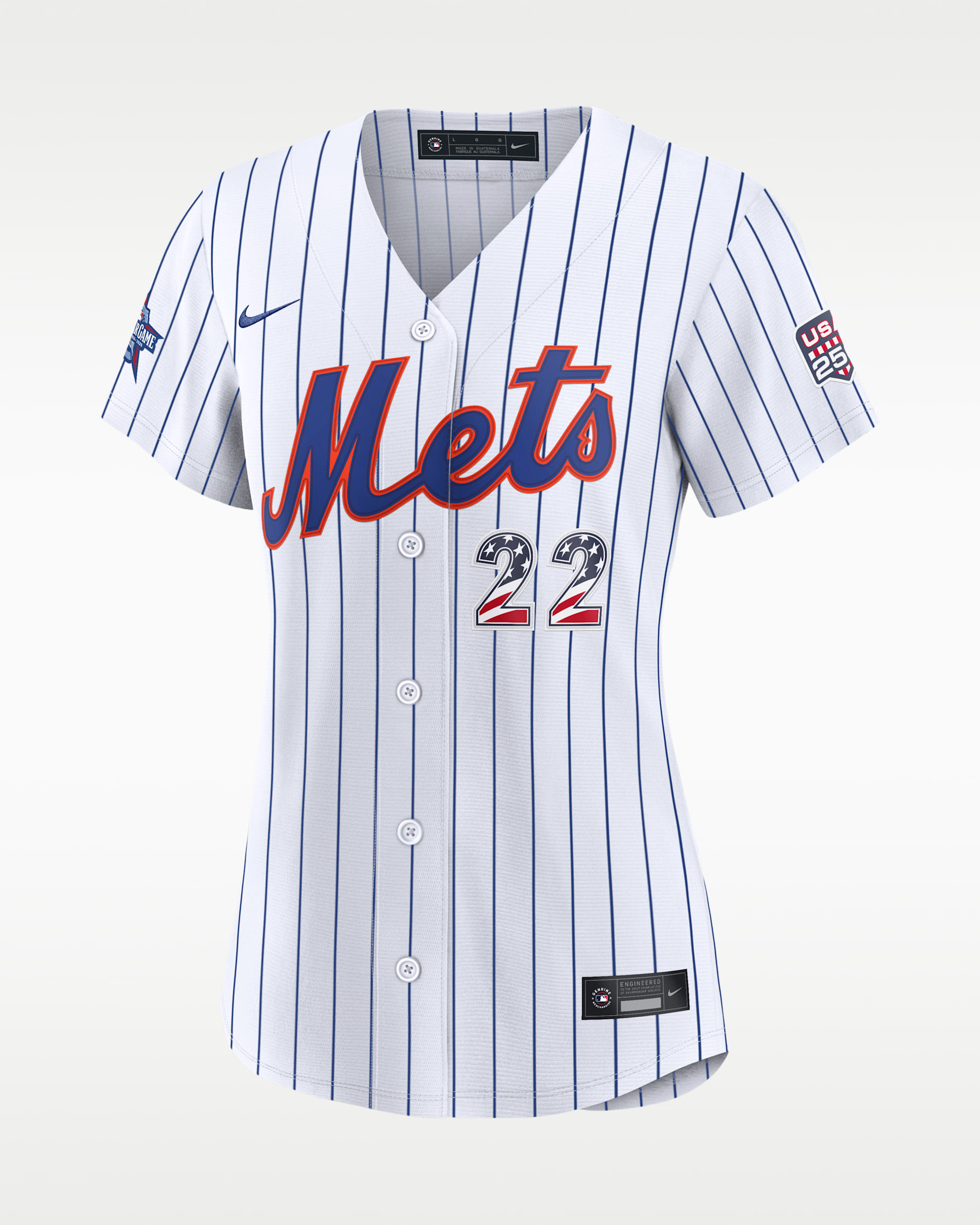 Juan Soto New York Mets 2026 All-Star Game Women's Nike MLB Stadium Jersey - White