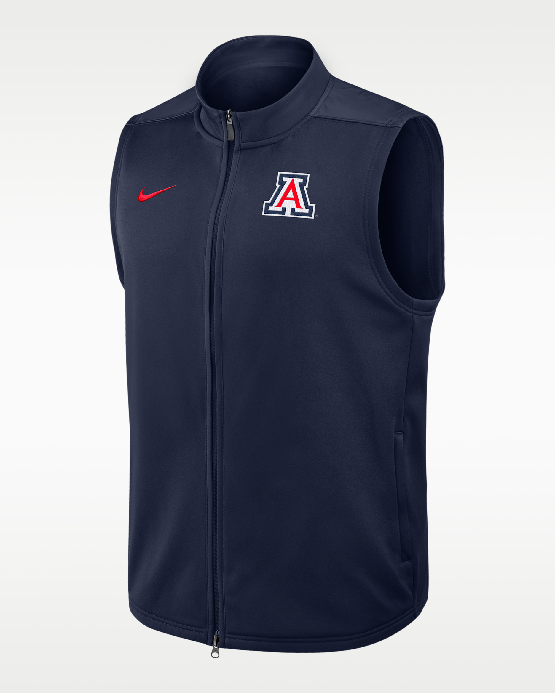 Arizona Victory Men's Nike Therma-FIT College Full-Zip Vest - Navy